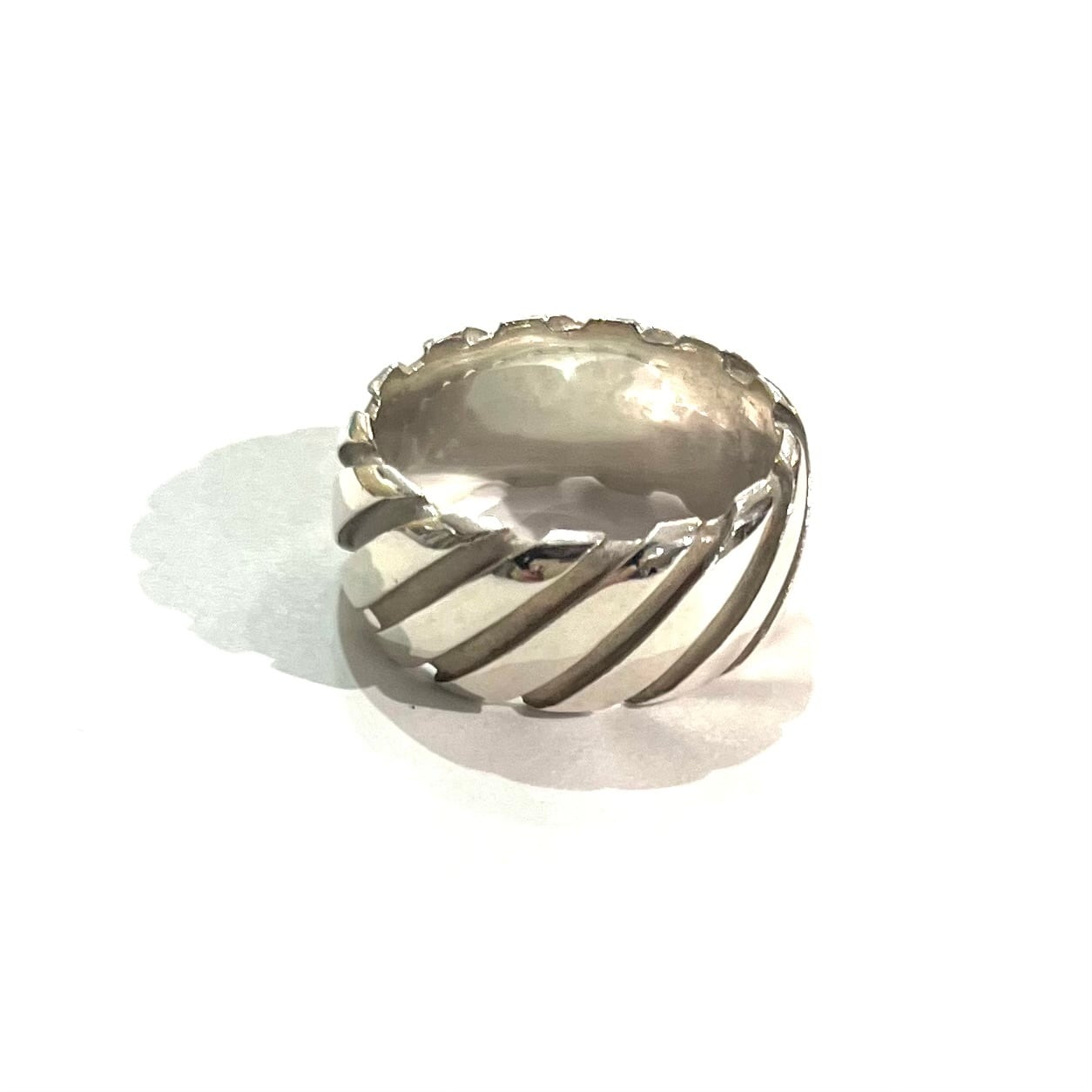 TIFFANY&CO】2090 ツイストデザイン シルバーリング12号スターリング
