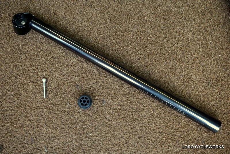 H&H チタンブラック シートポスト ハンドル 新品 セット ブロンプトン