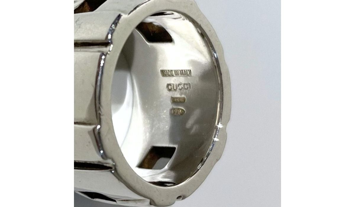 GUCCI グッチ シルバー リング 指輪 12号 SILVER SV925 シルバー925