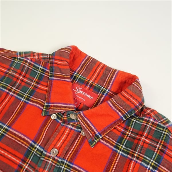 Size【L】 SUPREME シュプリーム 18AW Tartan L/S Flannel Shirt Red