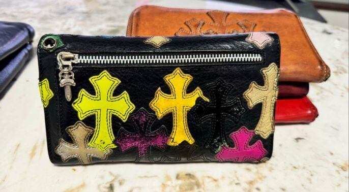 CHROME HEARTS クロムハーツ マルチカラー セメタリークロスパッチ