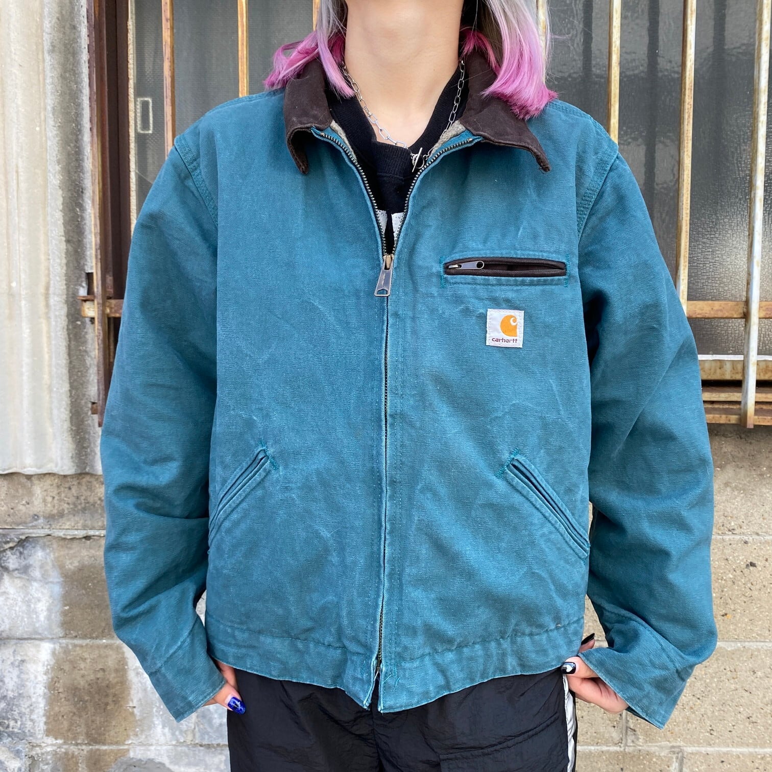 Carhartt カーハート デトロイトジャケット レディースXS 古着 ダック