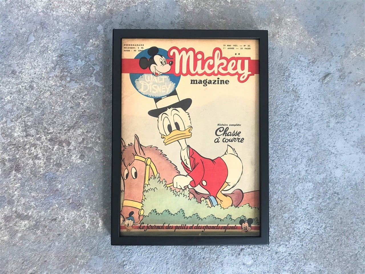 1951 Walt Disney MICKEY MAGAZINE French | AFTER DARK