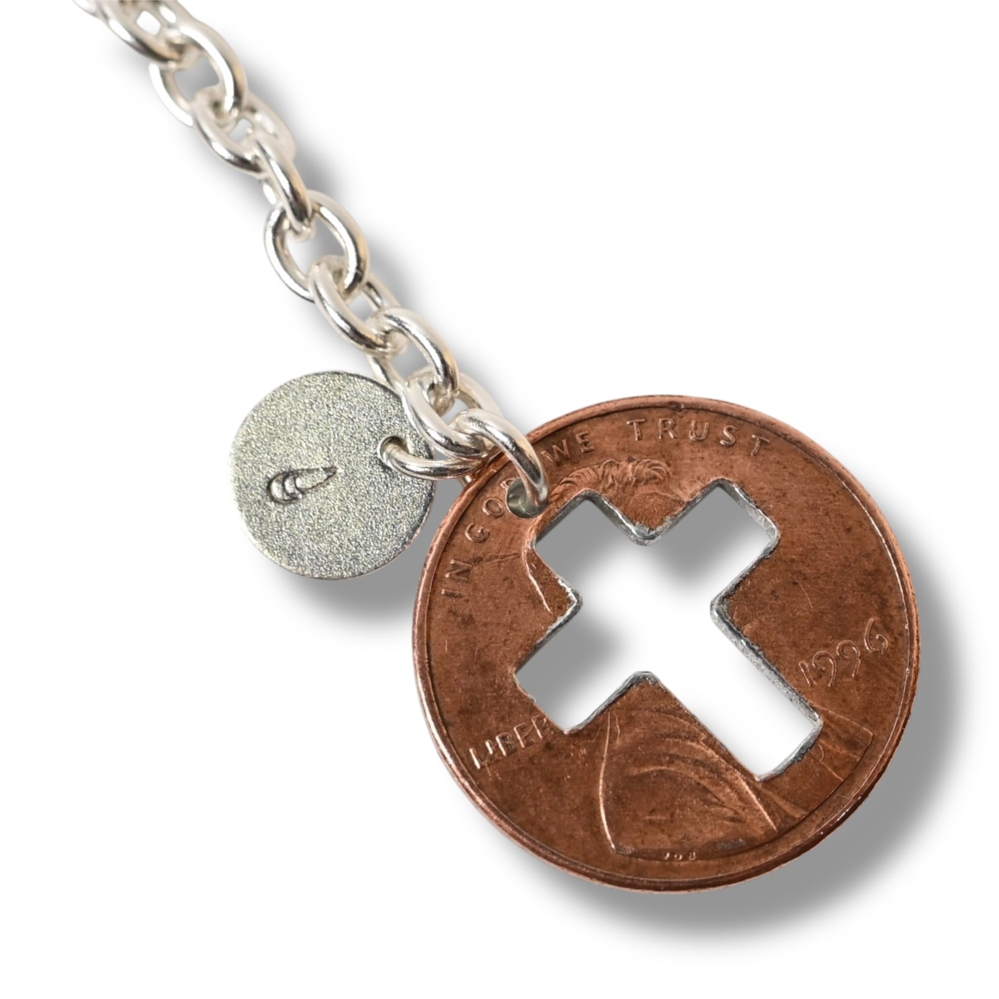 BW Lucky Penny T-Bar Silver Bracelet | Button Works Store ボタン