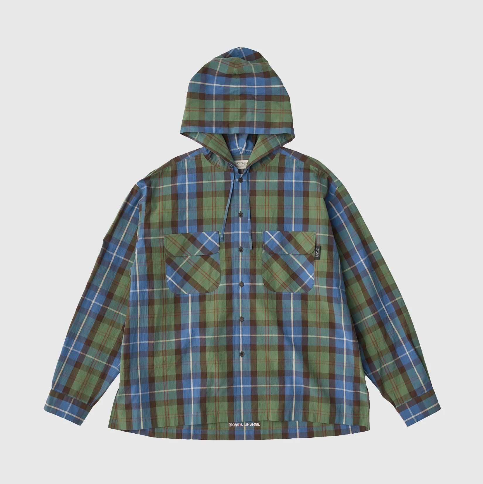 PLAID HOODED SHIRT｜SEDAN ALL-PURPOSE | 服と日用品 SLOPE