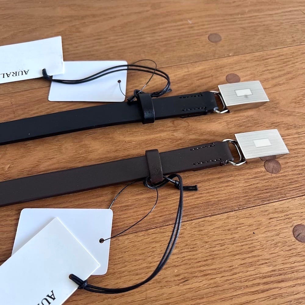 AURALEE/オーラリー・SLIDE BUCKLE BELT | a flat shop