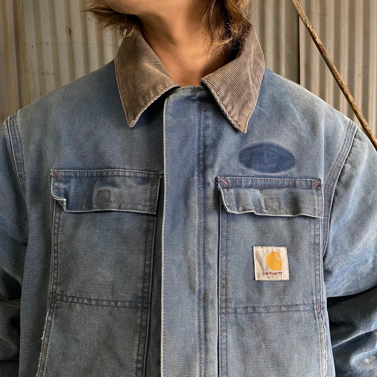 雰囲気系 90年代 USA製 Carhartt カーハート トラディショナルコート