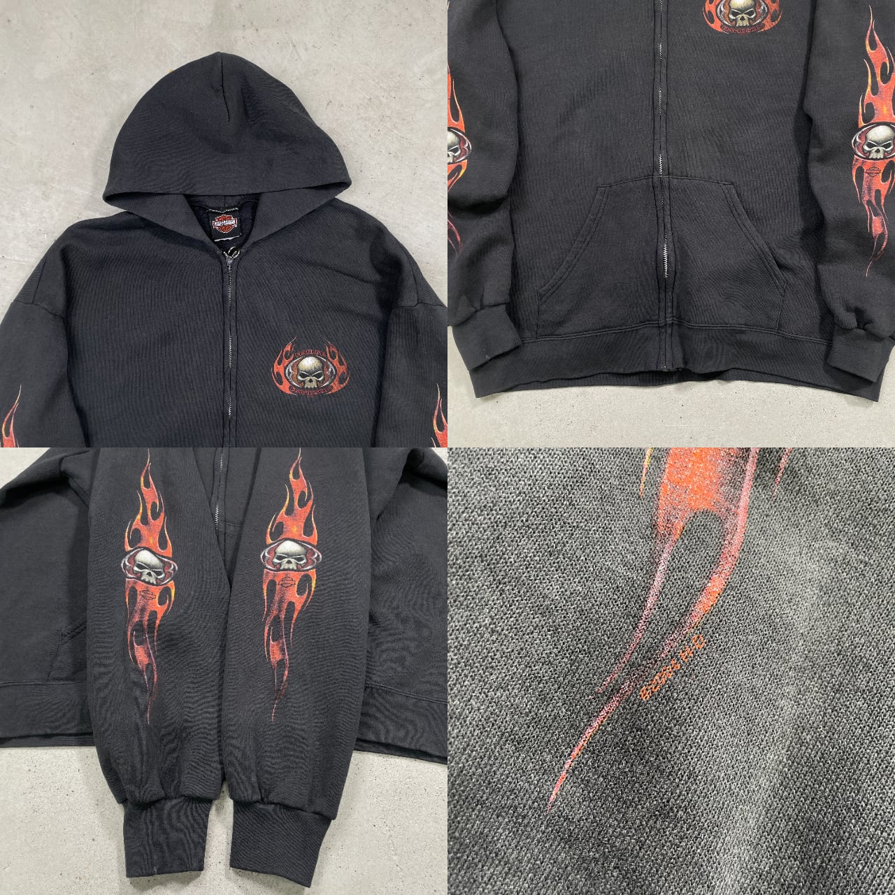 00年代 Harley-Davidson ハーレーダビッドソン ファイヤーパターン