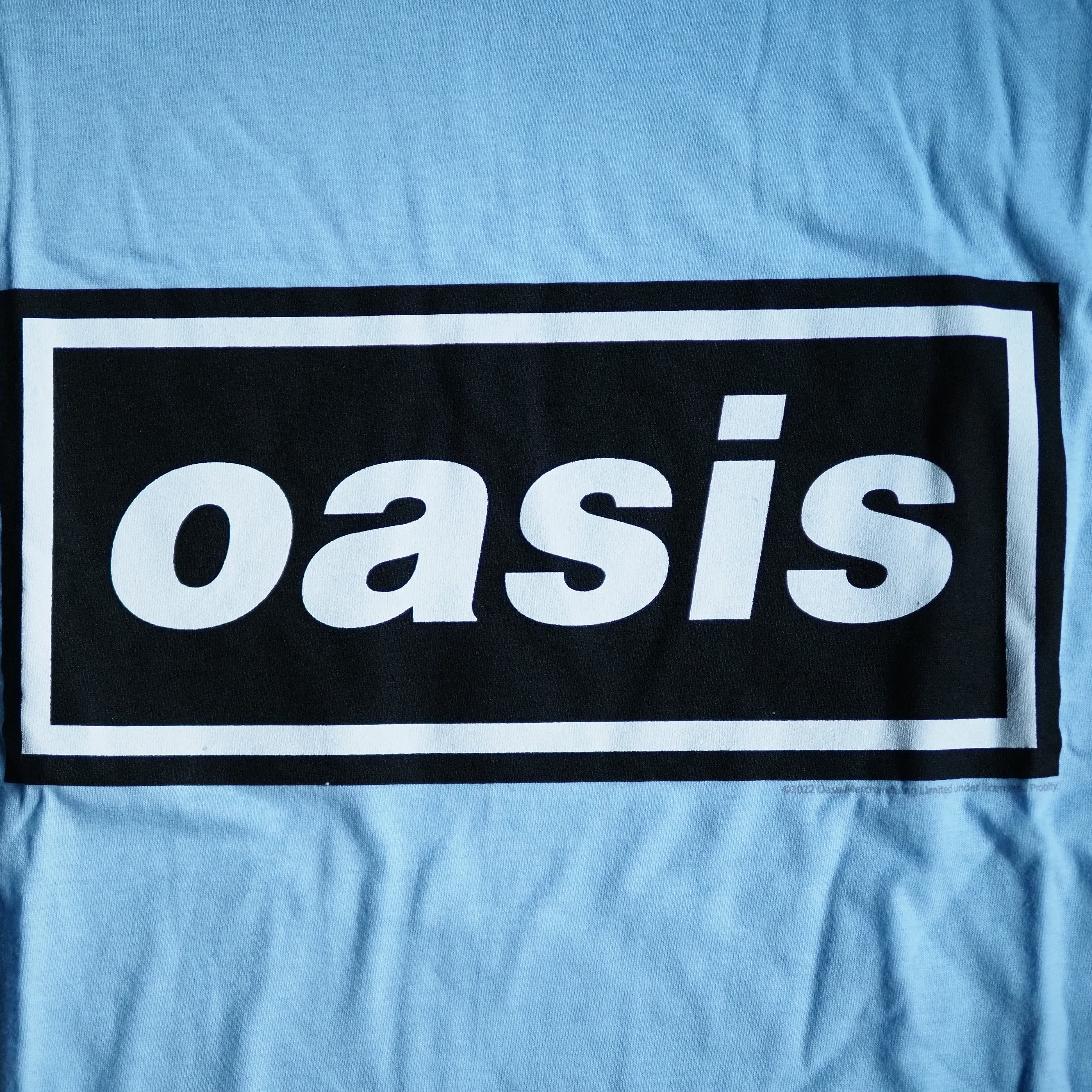 Size XL, Official Oasis Box Logo T Shirt オアシス オフィシャル T