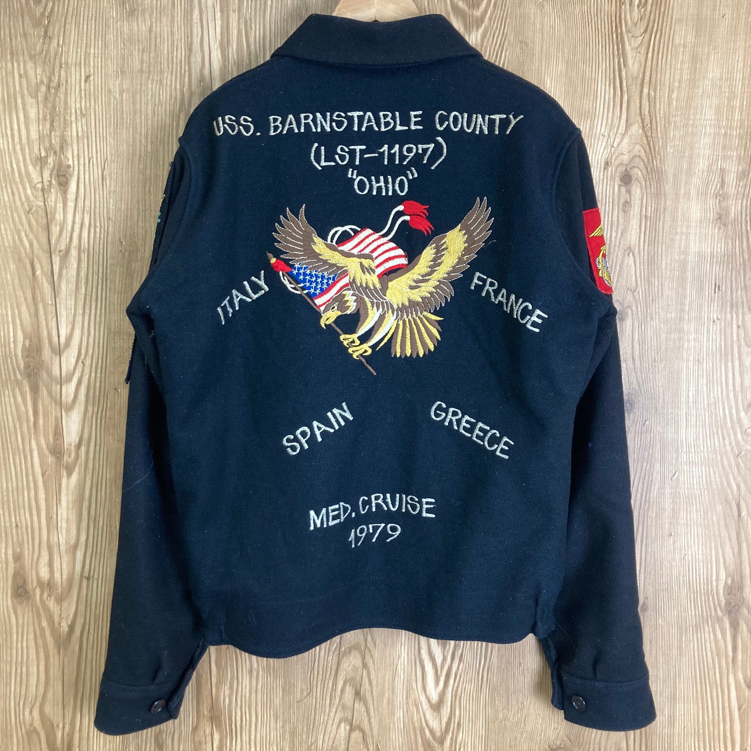 70s vintage U.S.NAVY ツアージャケット スーベニアジャケット 70年代