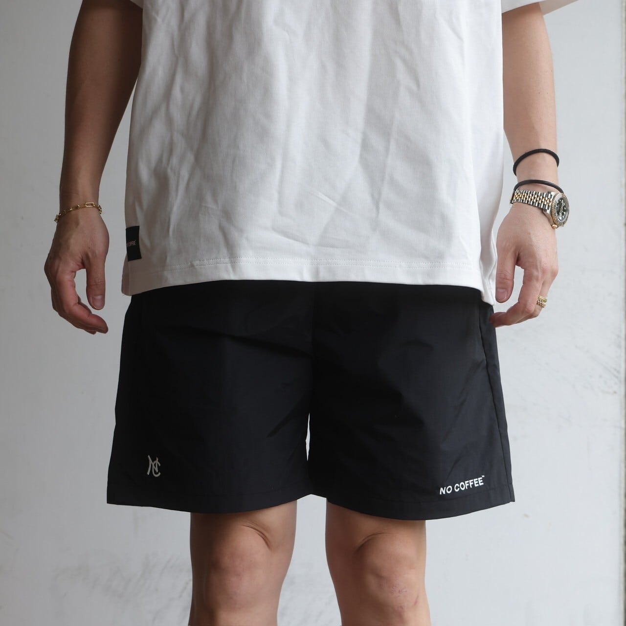 NO COFFEE NYLON SHORT PANTS | NO COFFEE