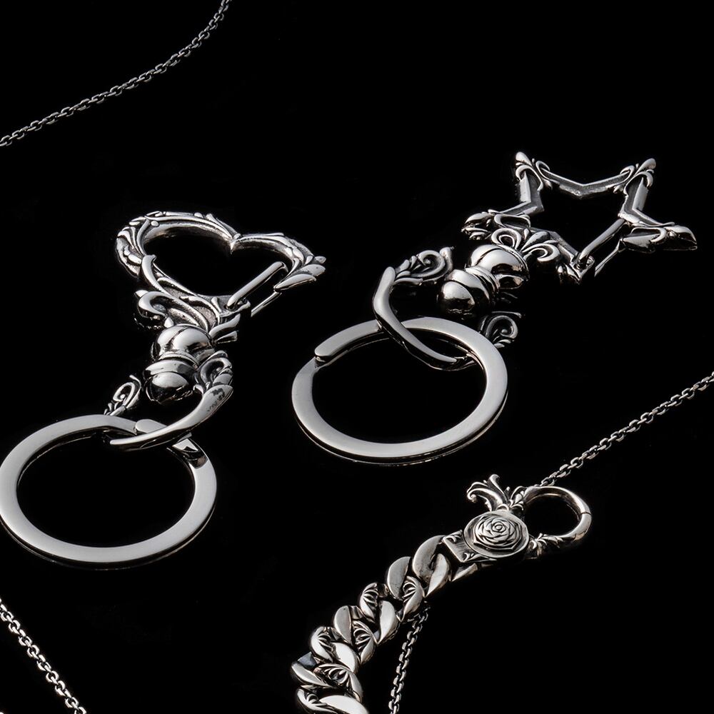 スターカラビナキーホルダー ACK0049 Star carabiner key chain
