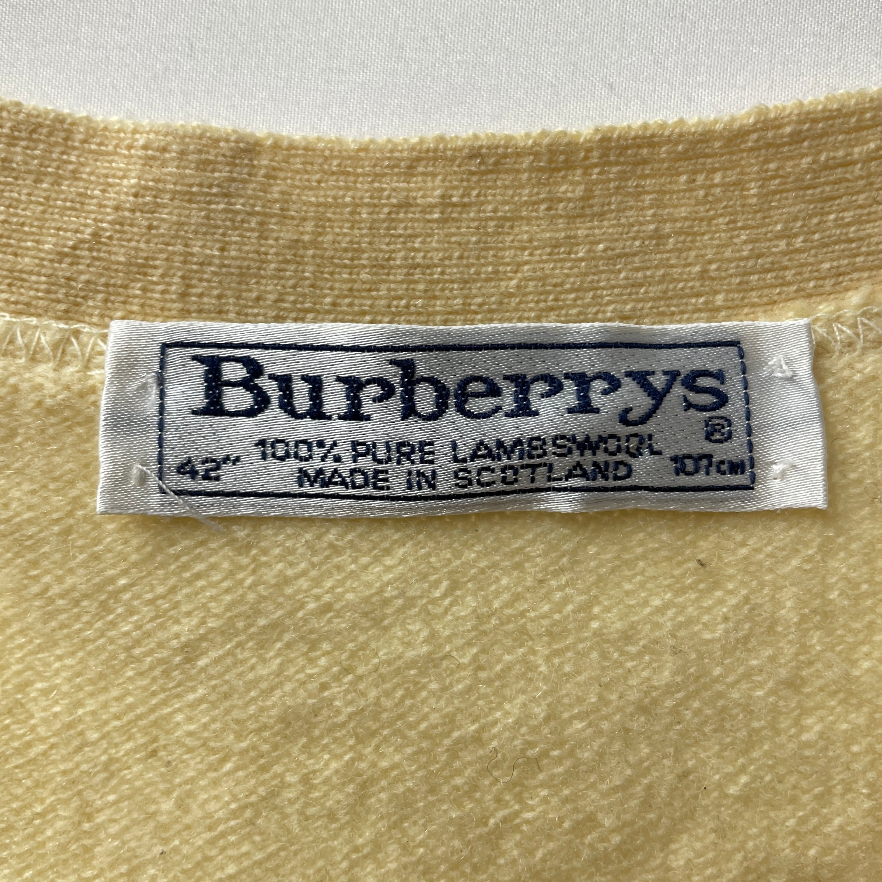 90s burberrys cardigan バーバリー カーディガン ワンポイント