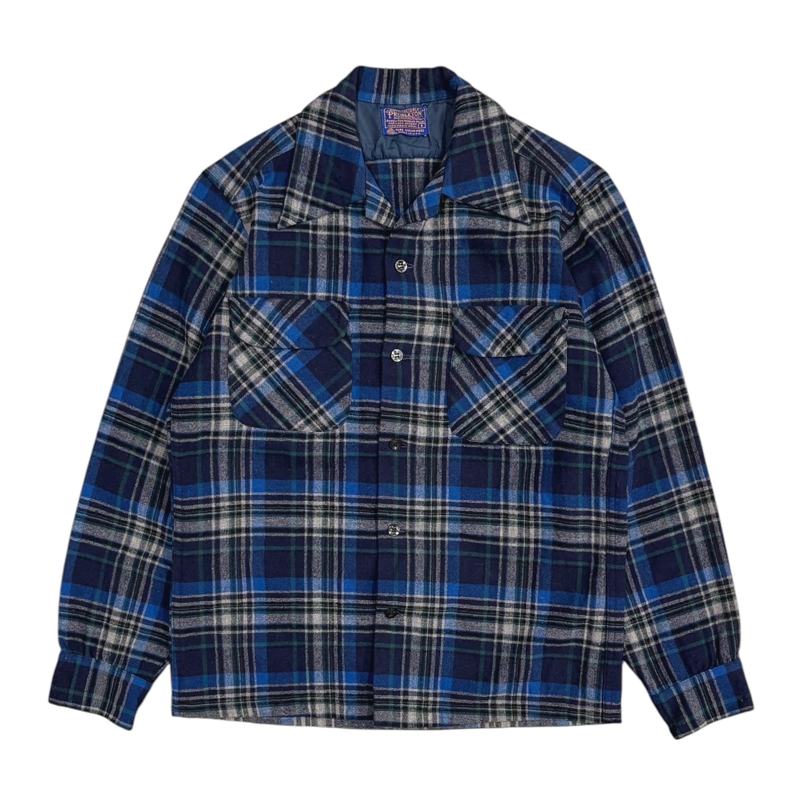 70's USA製 PENDLETON Wool Board Shirt S / ペンドルトン ウール