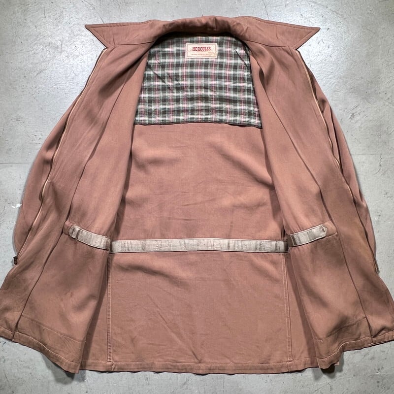 50's HERCULES ヘラクレス ギャバジンジャケット ピンクベージュ Sears