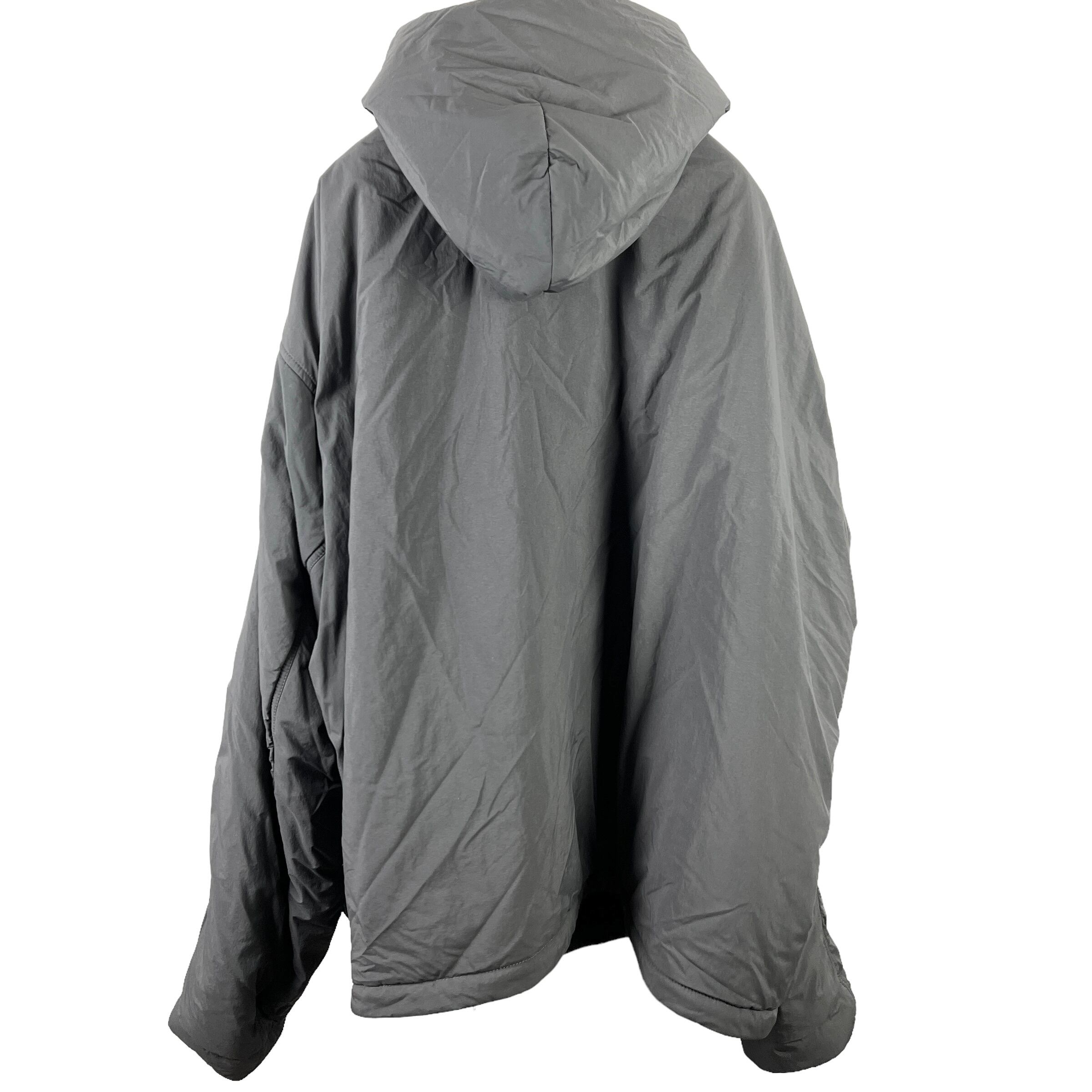 Balenciaga(バレンシアガ) Oversized Padded Shell Hoodie (grey