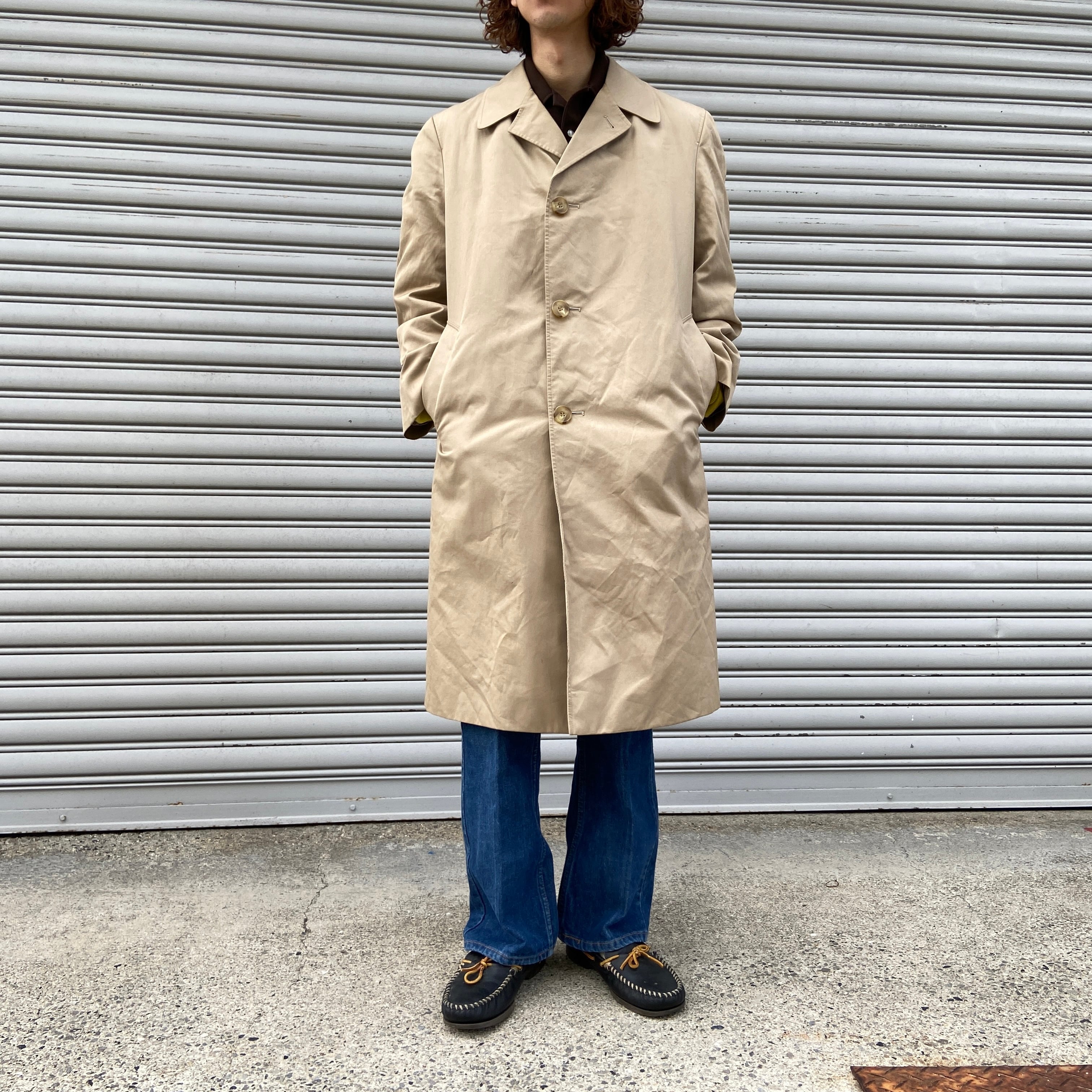 送料無料』Aquascutum アクアスキュータム ステンカラーコート カナダ