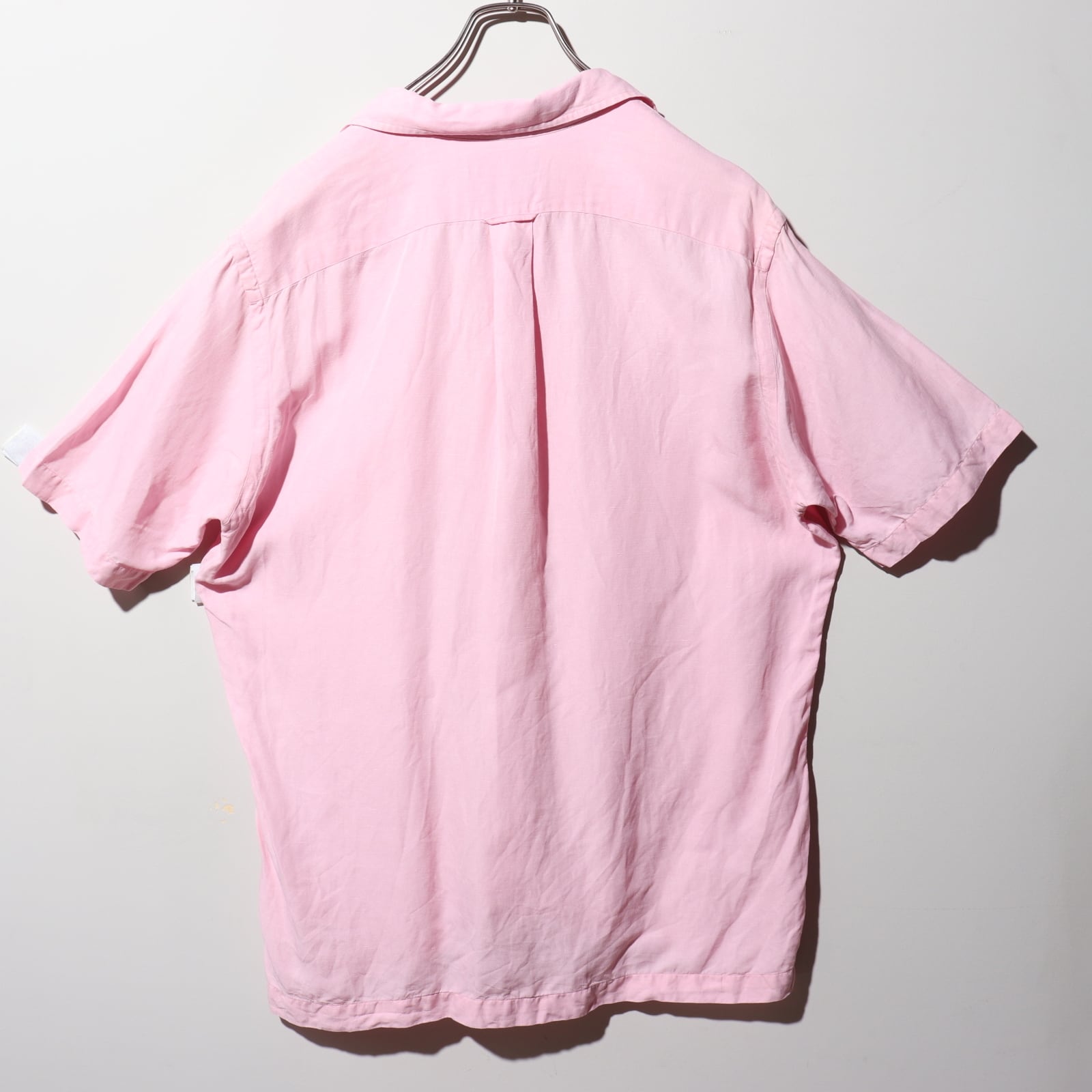 美品 M ピンク Caldwell ポロラルフローレン 半袖開襟シャツ Polo