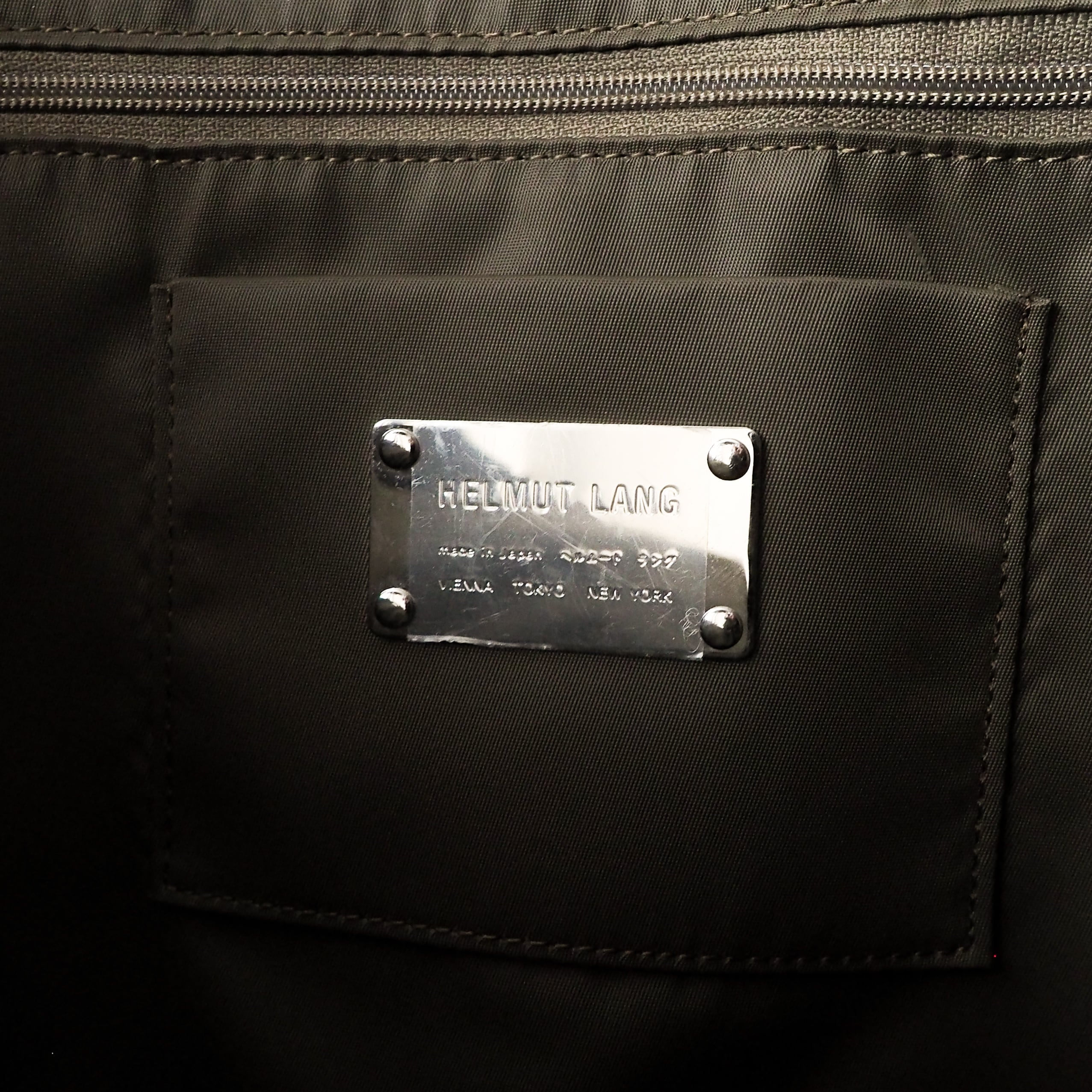 HELMUT LANG” by HELMUT LANG 本人期 helmet bag ヘルムートラング