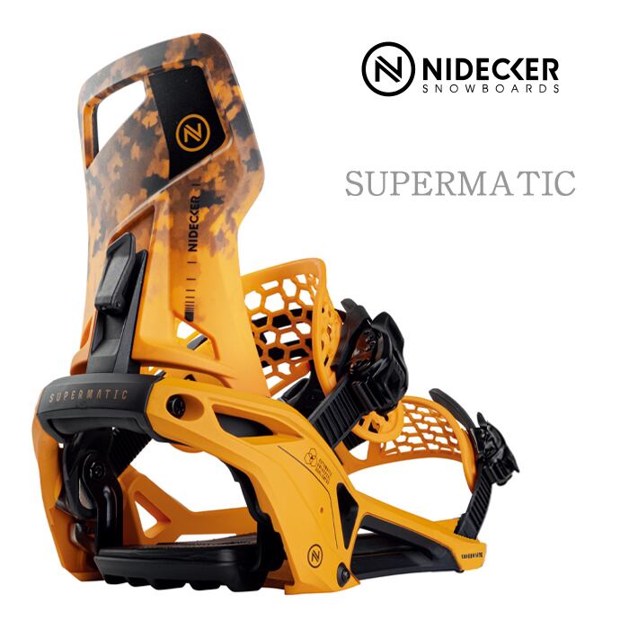24-25モデル. NIDECKER .『 SUPERMATIC 』. Orange . ナイデッカー