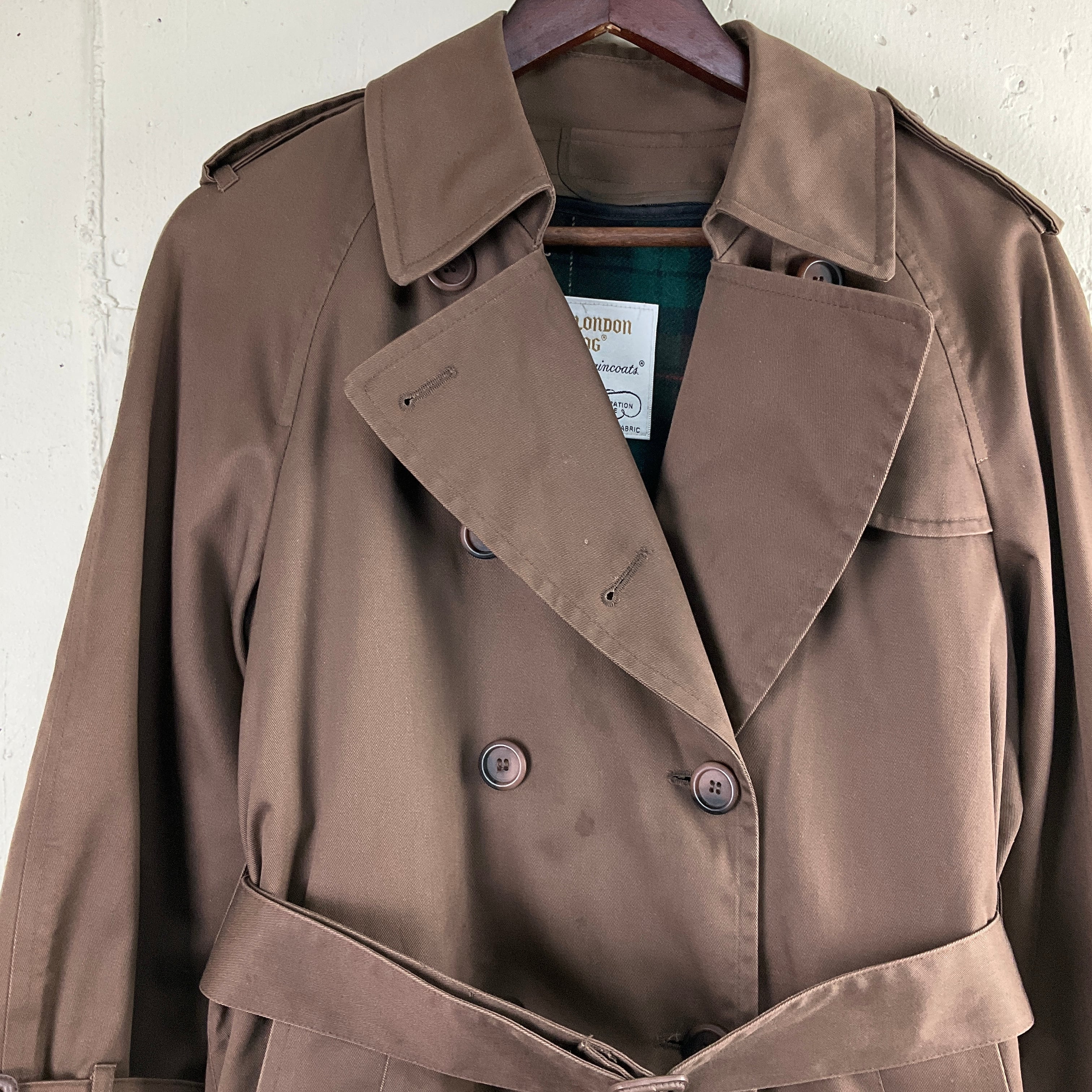 USA製 80年代 80s London Fog ロンドンフォグ トレンチコート ロング