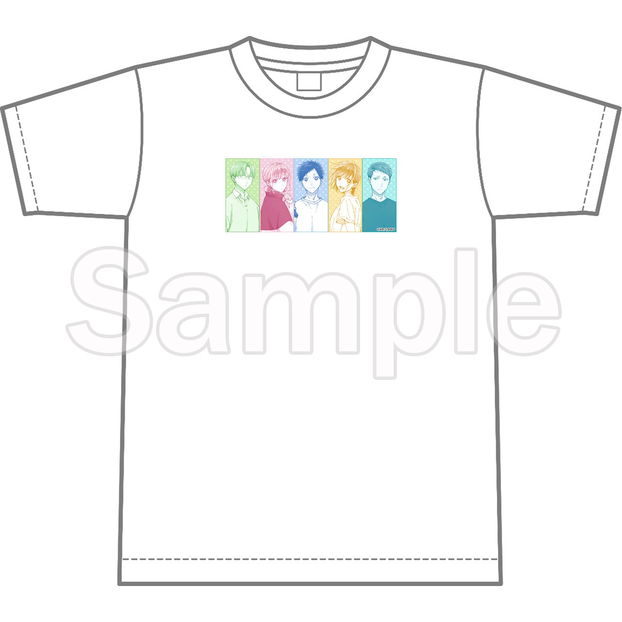 4571576720693受注生産】アオのハコ Tシャツ（部活Ver.）白 L | エムズ