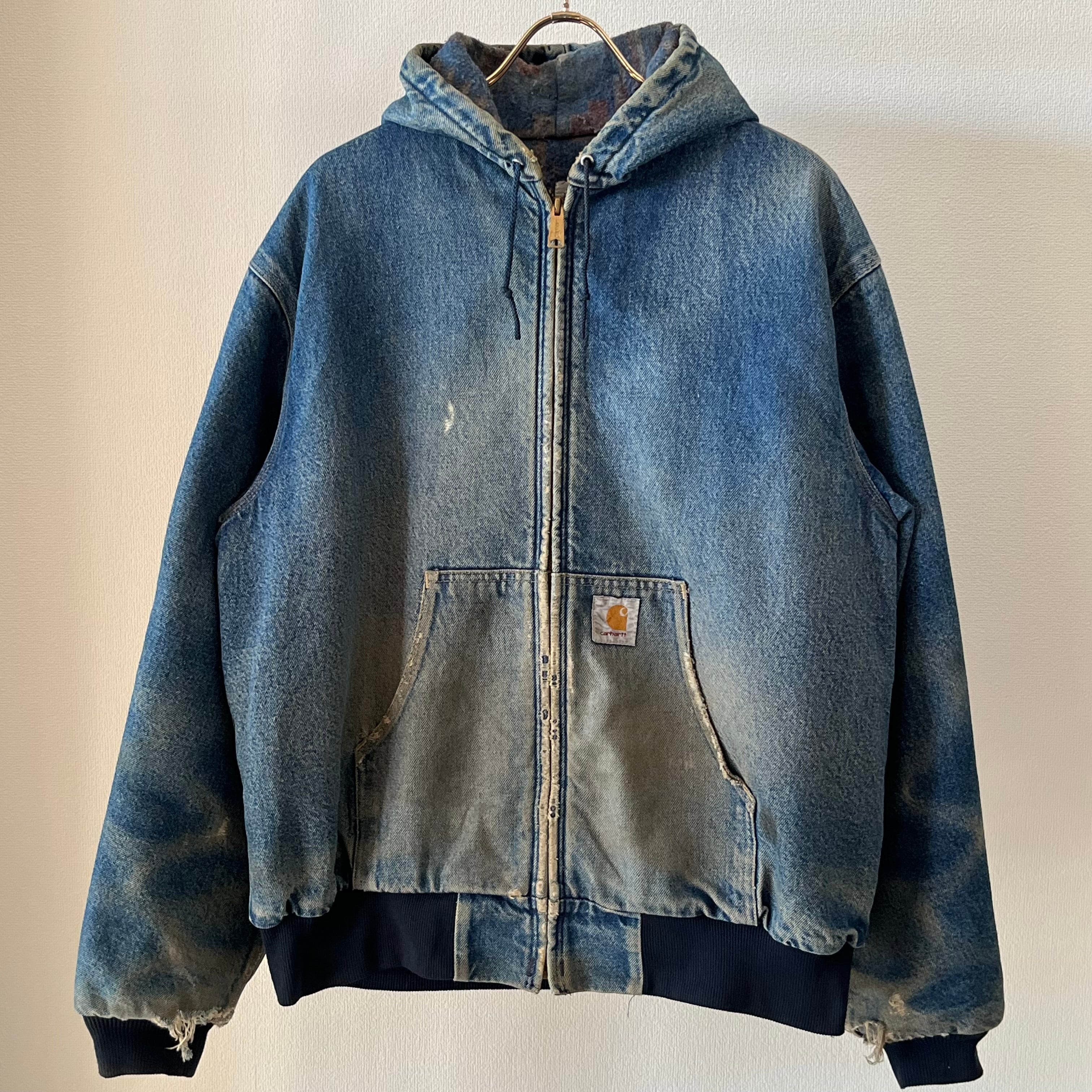 90's USA製 carhartt”カーハート”デニム アクティブジャケット | Rico