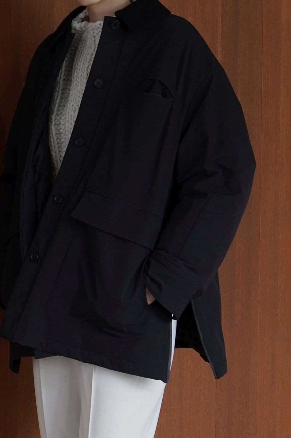 CLANE(クラネ) OVER QUILTING HUNTING JACKET | サウスオレンジ