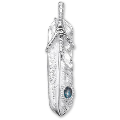 鷲見太郎 Pendant ペンダント】Lアラベスクフライトフェザーペンダント
