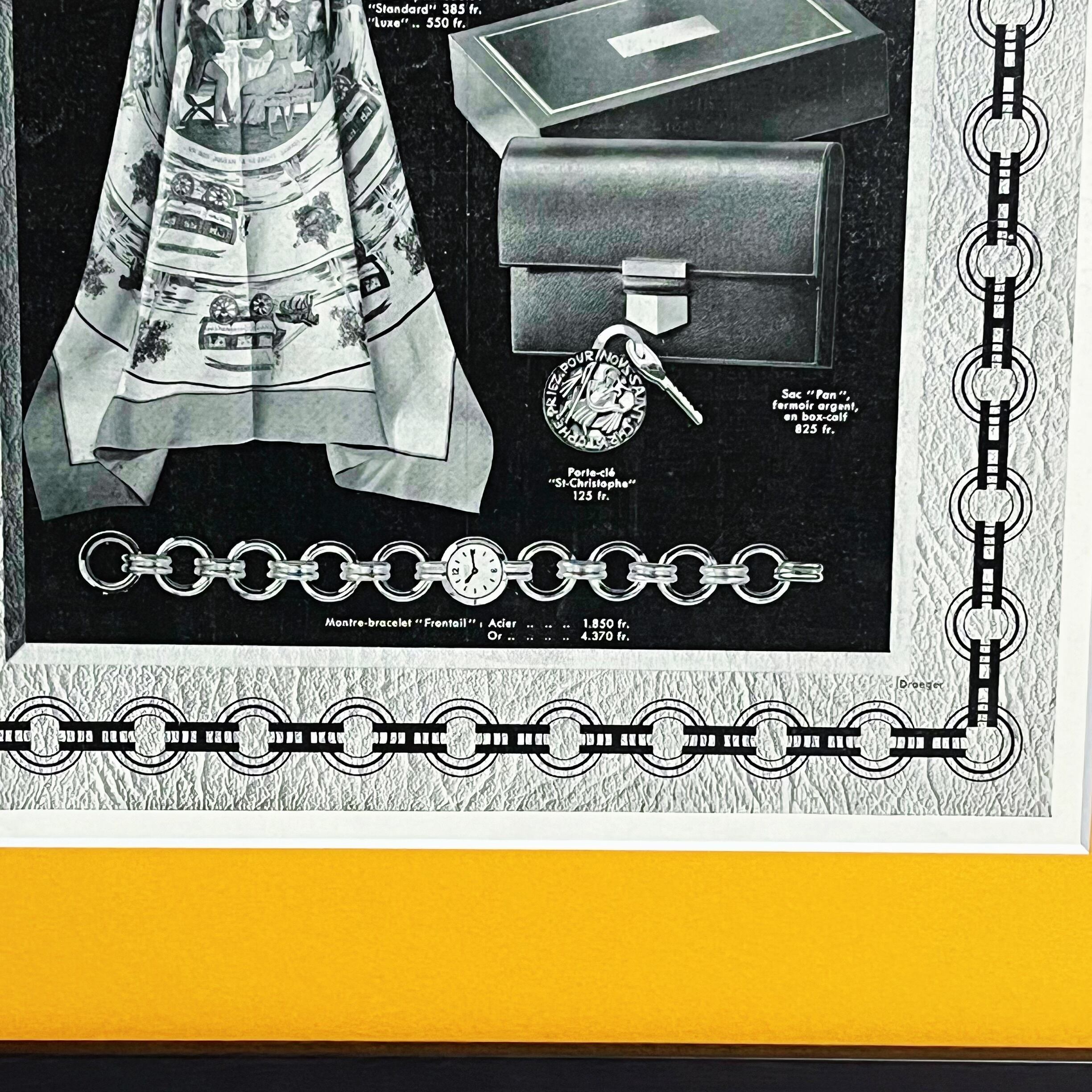 1936 広告＞ HERMES エルメス ポスター ヴィンテージ アートポスター