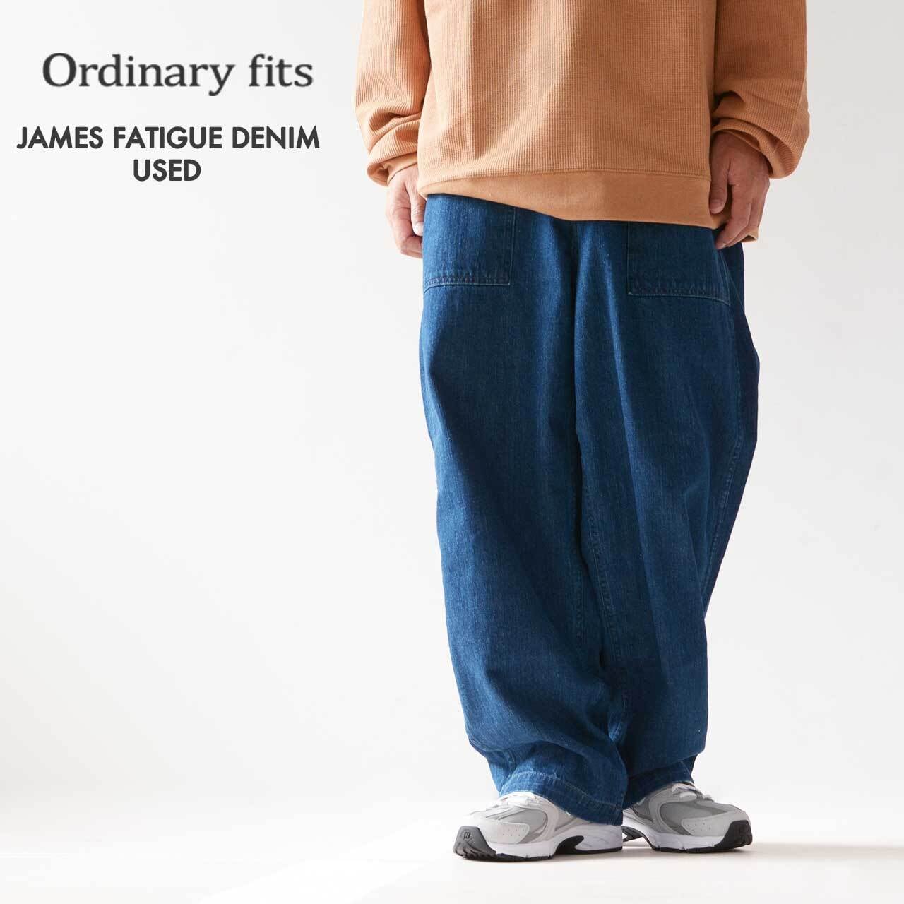 ordinary fits [オーディナリーフィッツ] JAMES FATIGUE DENIM / USED