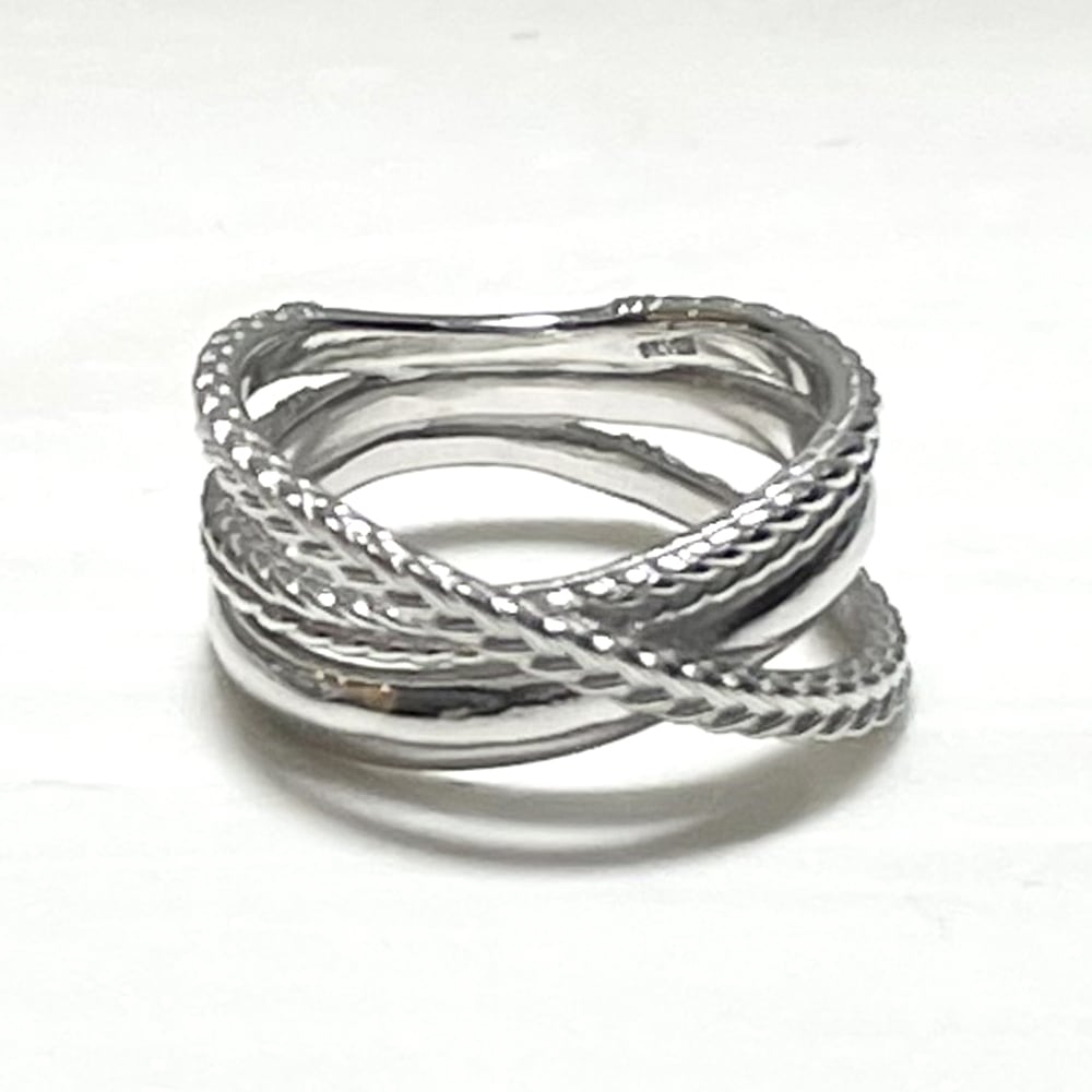 受注生産】SILVER925 TRIPLE TWIST RING silver | ATELIER COVA