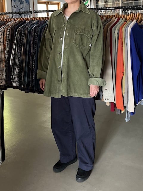 オリーブM：patagonia パタゴニア リズム コーデュロイ シャツ