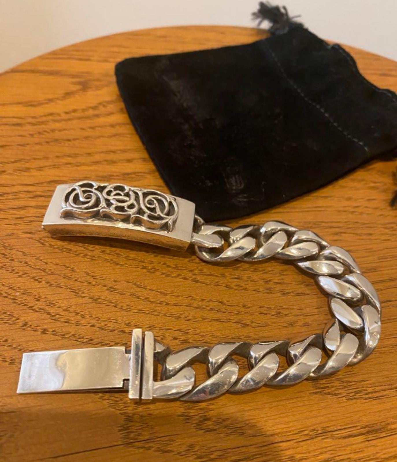 CHROME HEARTS クロムハーツ フローラルID クラシックリンク
