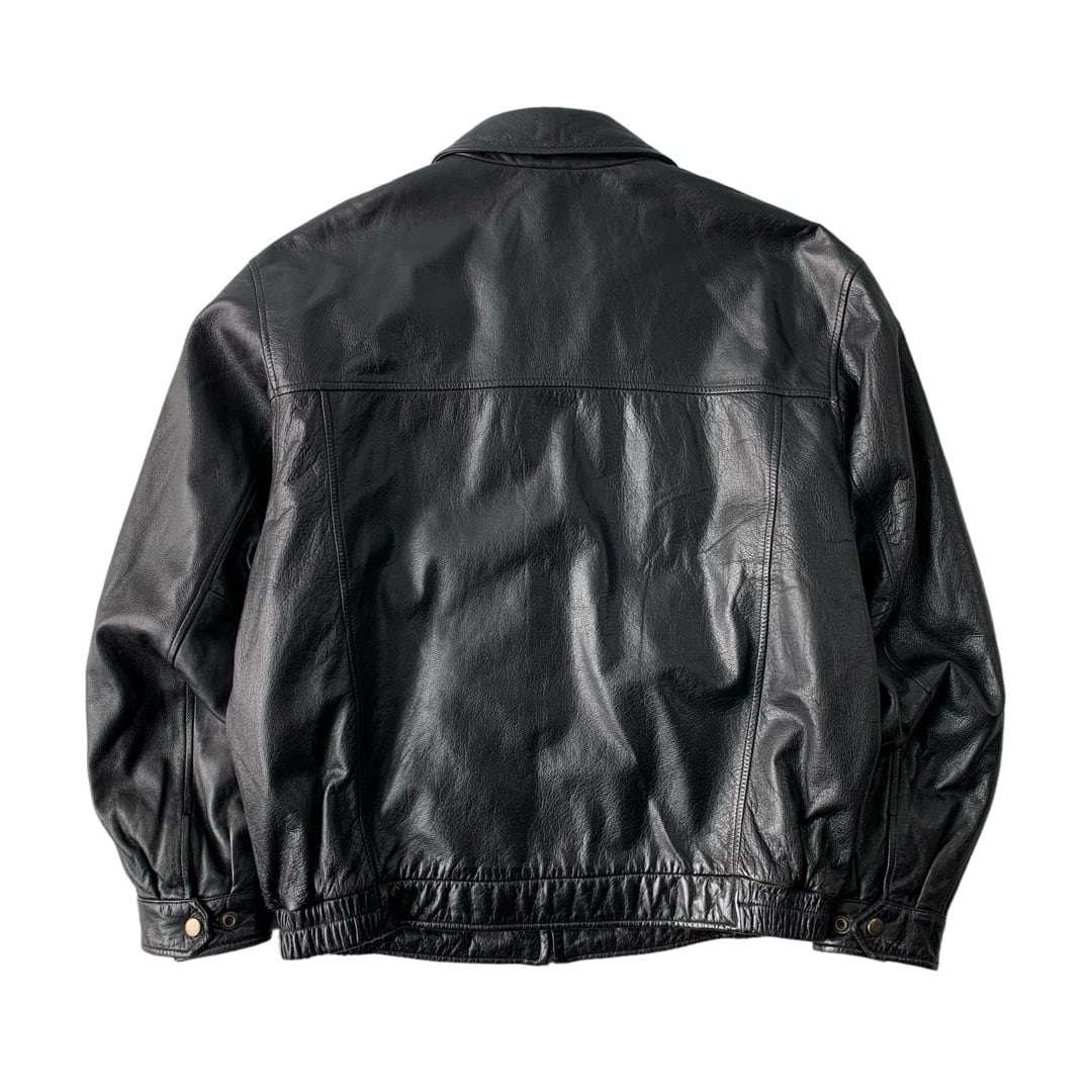 ♾️croft & barrow♾️ Leather drizzler jacket size M | ELCASION/ELCA