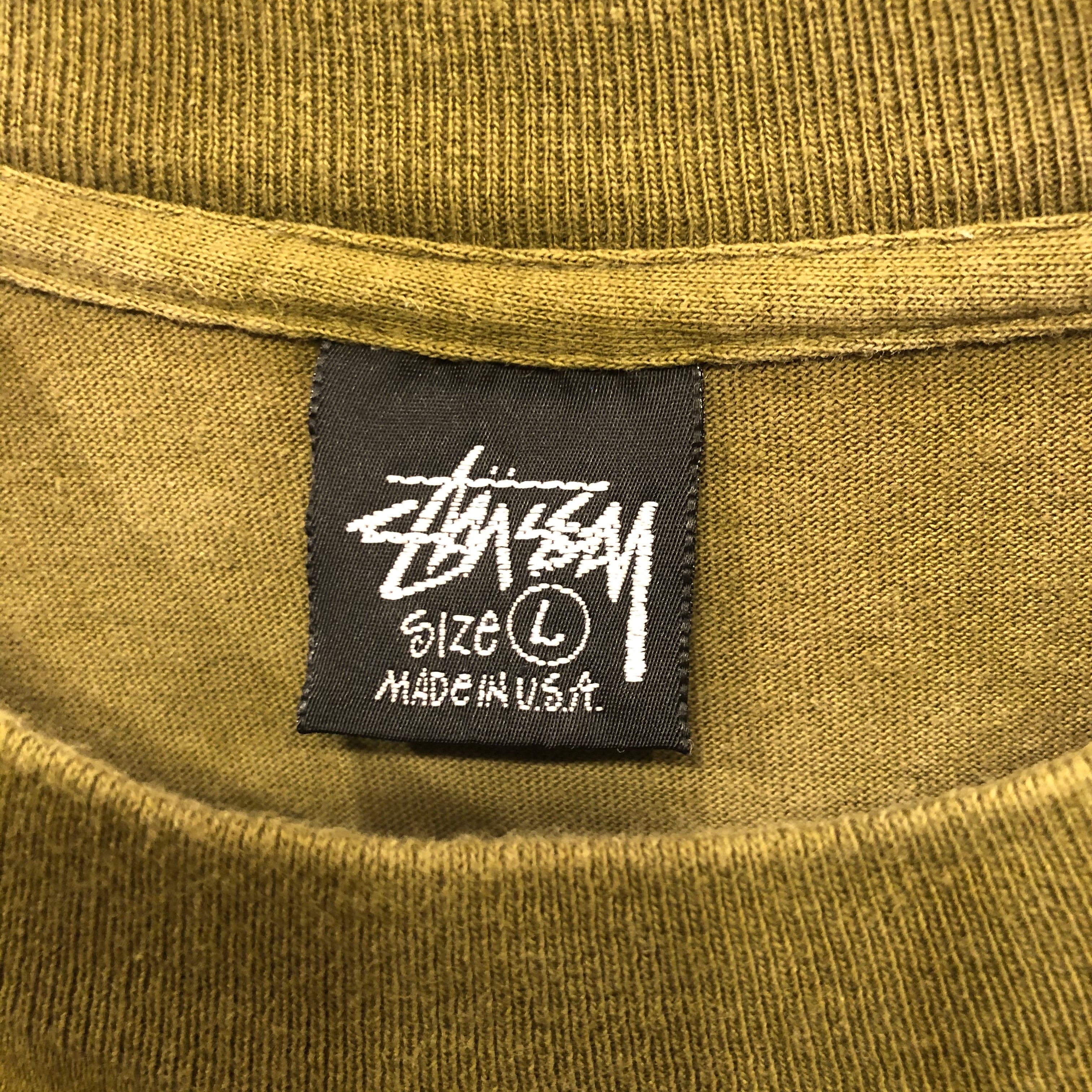 80s Stussy Tシャツ 黒タグ USA製 | VOSTOK