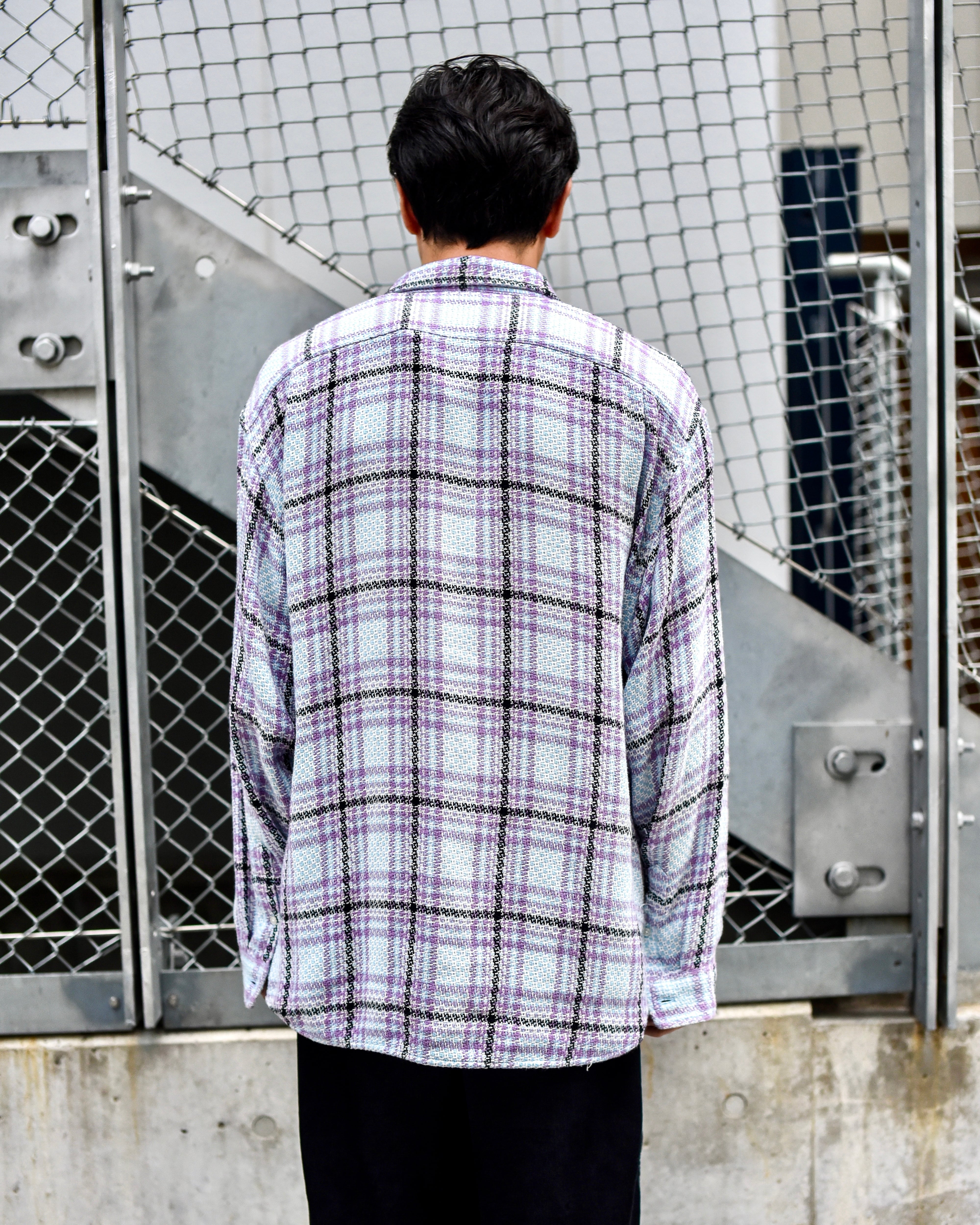 SUPREME - Basket Weave Plaid Shirt (size-L) ¥18000+tax | Pay ID