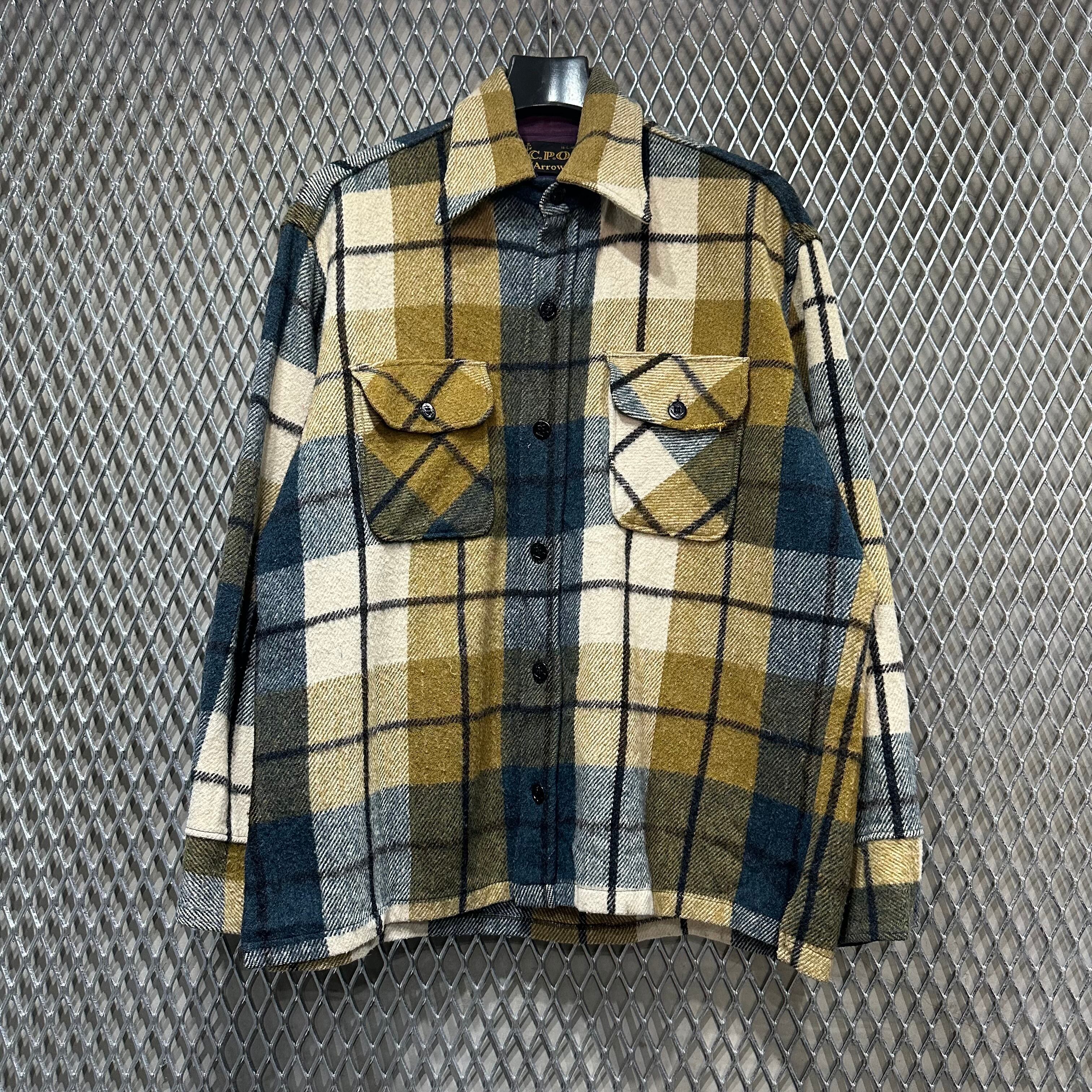 70s【Arrow】Wool C.P.O Shirt USA製 | the Holic vintage clothing