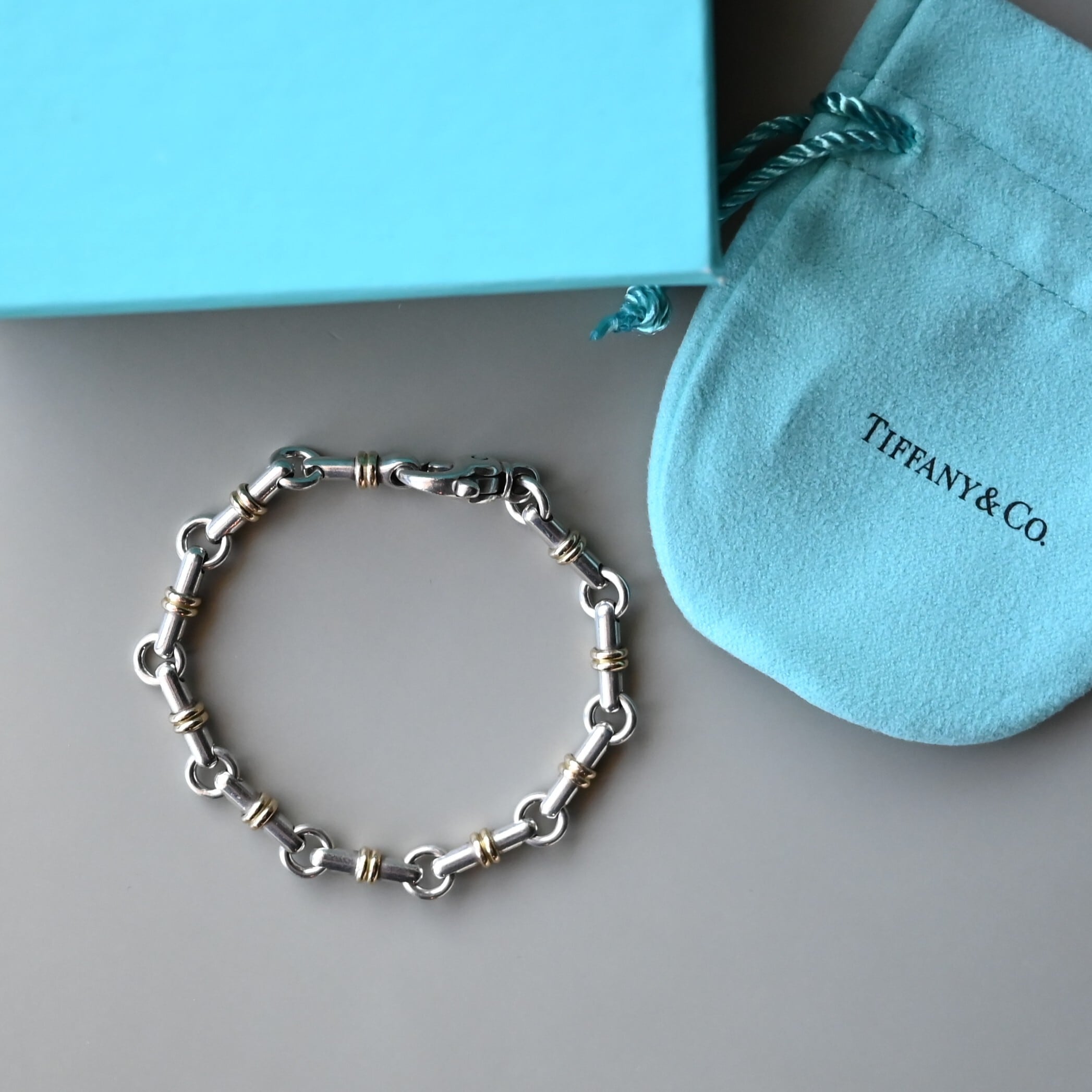 Vintage Jewelry / Tiffany Bridle Link Bracelet | GANKO