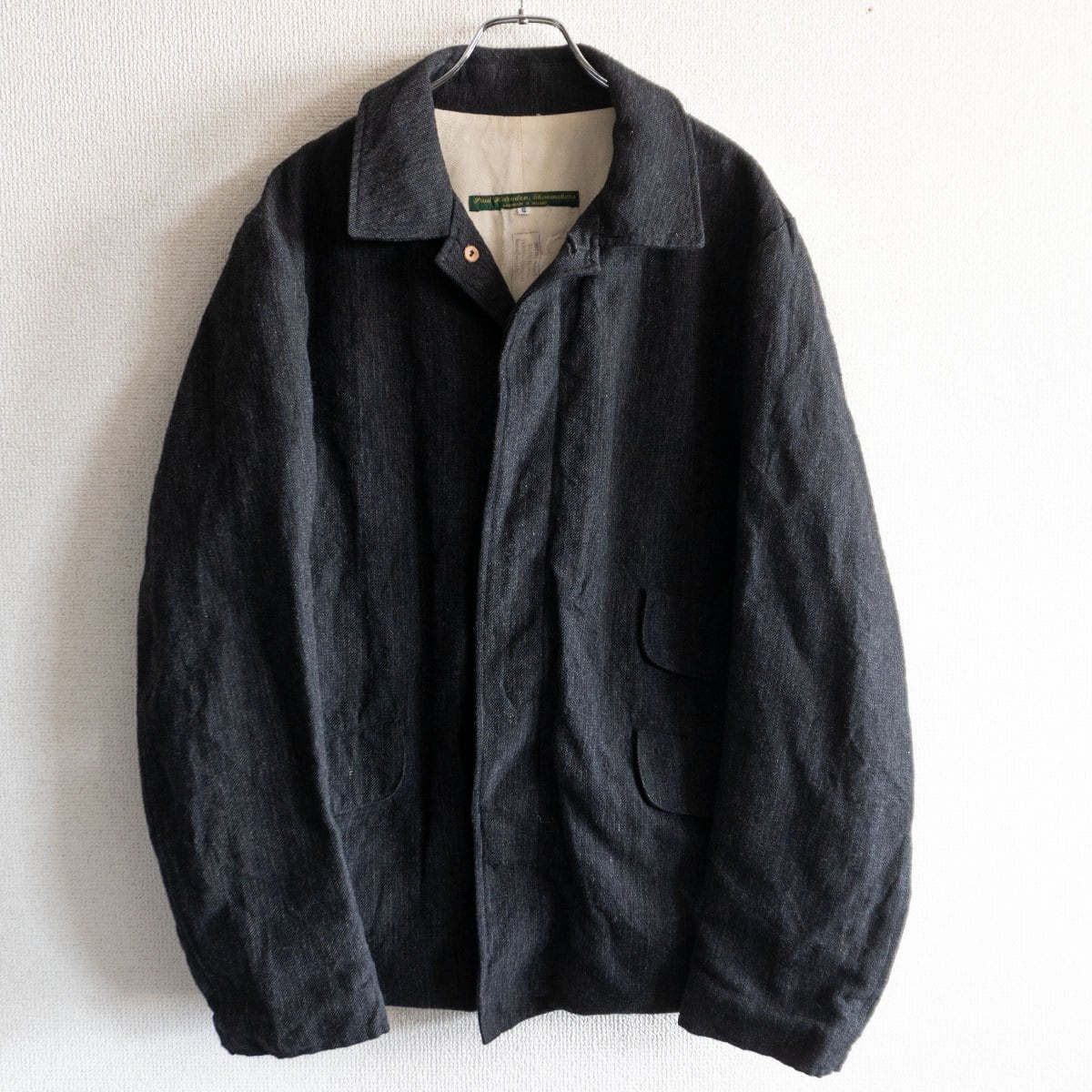 希少】 PAUL HARNDEN【tweed mac jacket】S ツイード マック