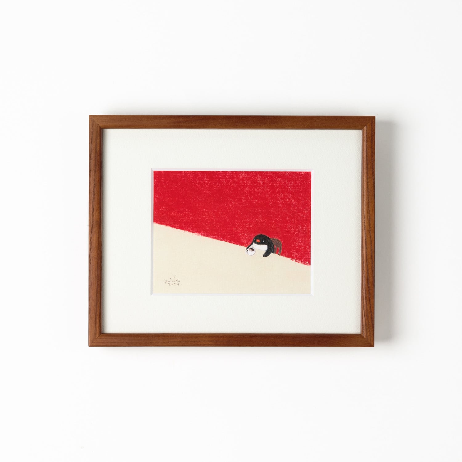 受注販売・来年1月のお届け】Sano Yuichi 複製原画 L「珈琲が美味しい