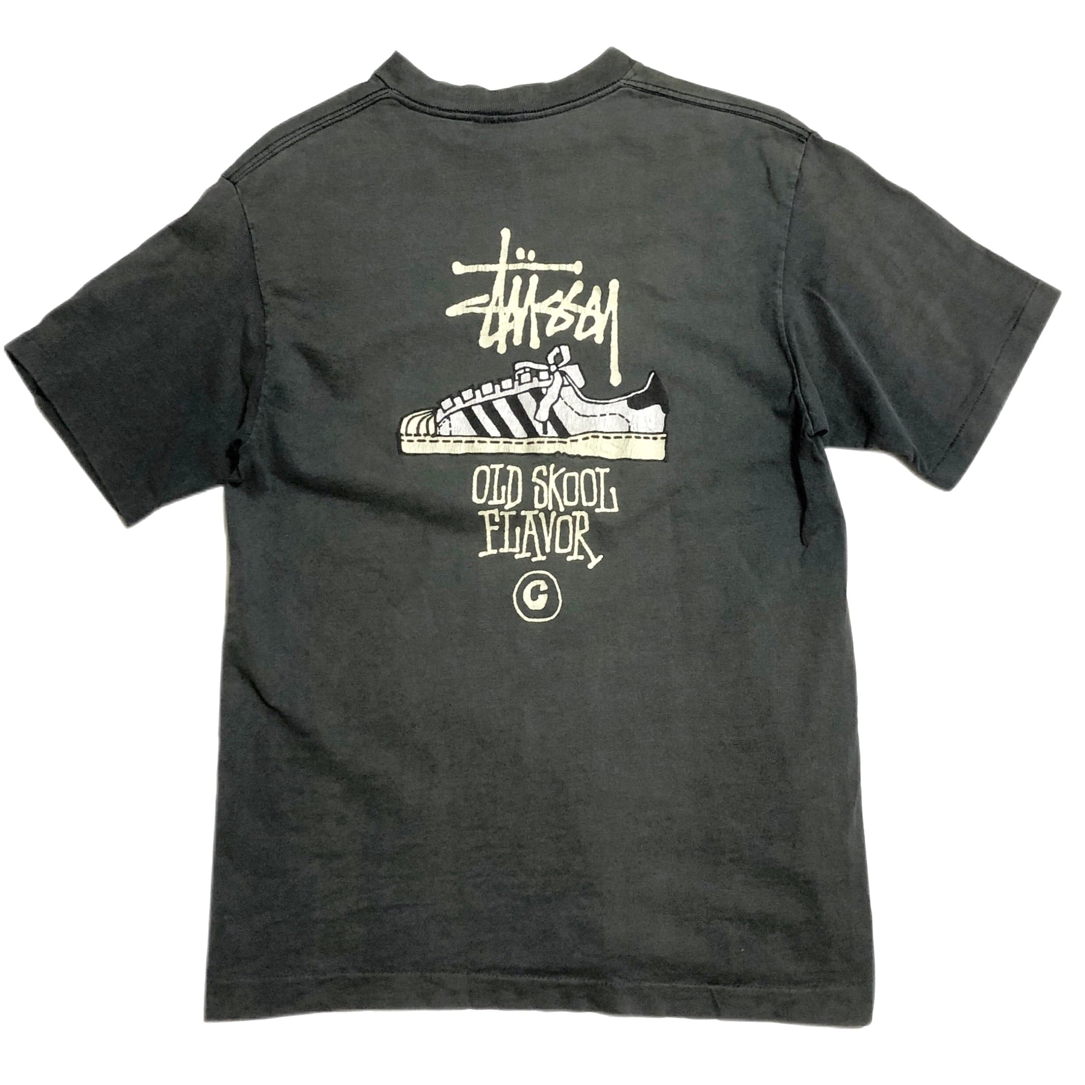 80s 黒タグ オールド ステューシー STUSSY スーパースター Tシャツ【L