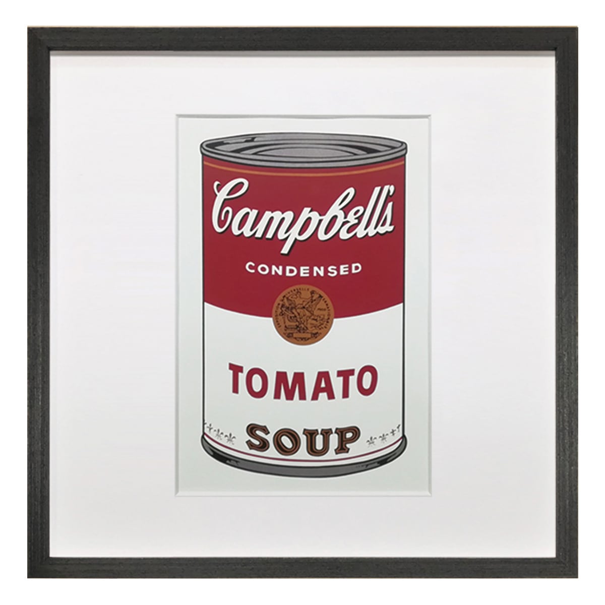額縁付き] アンディ・ウォーホル「Campbell's Soup（キャンベルスープ