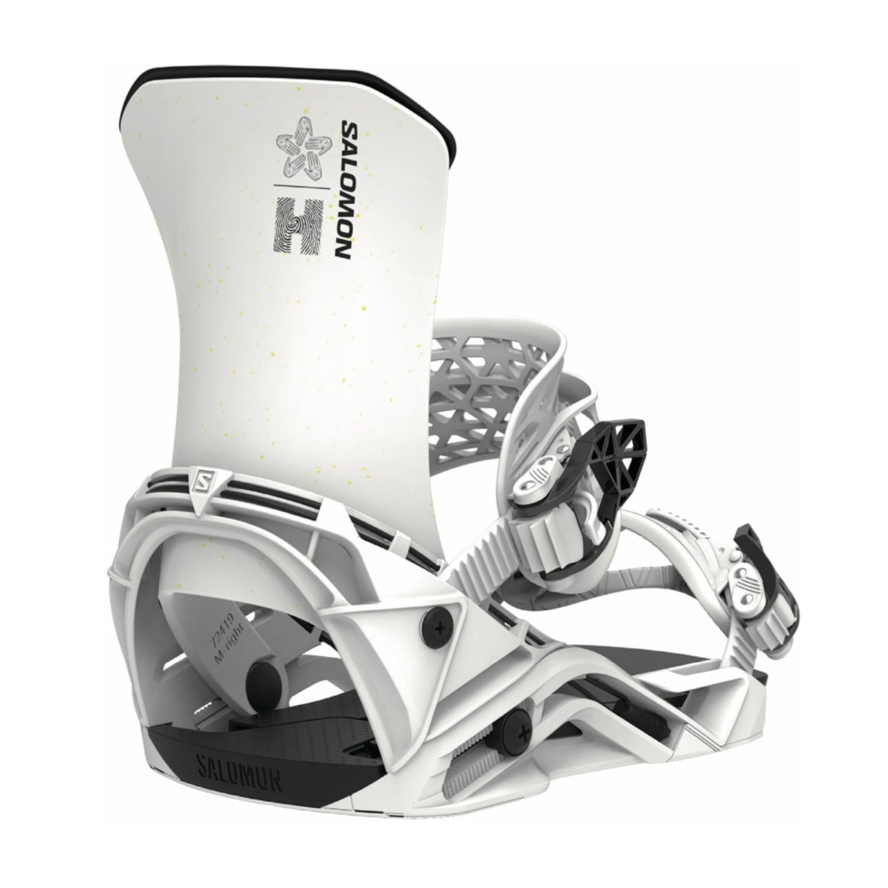 24-25モデル . SALOMON .『 DISTRICT HPS 』. White . PRO SERIES