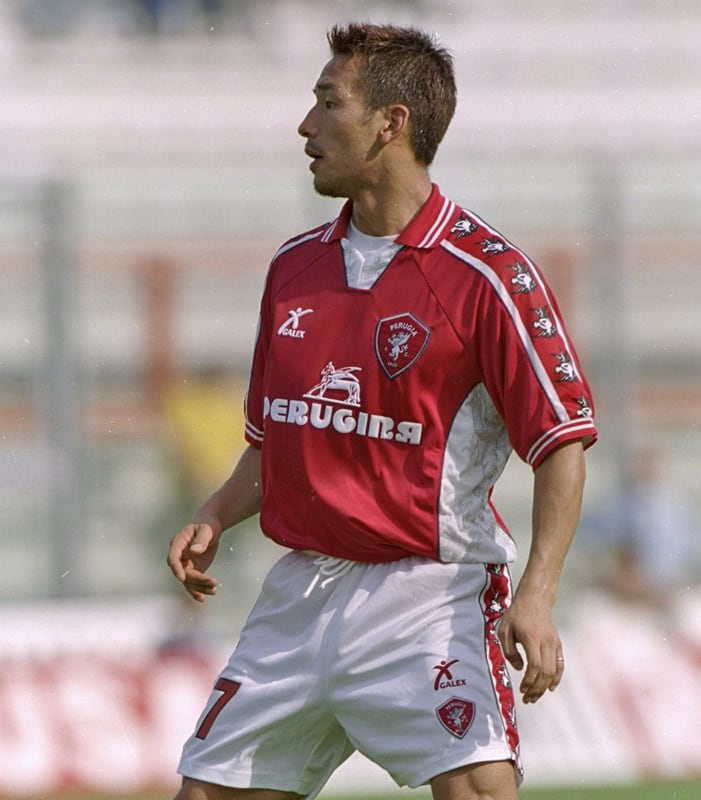 GALEX/98-99 ペルージャ #7 中田英寿 AWAY ユニフォーム /L イタリア製