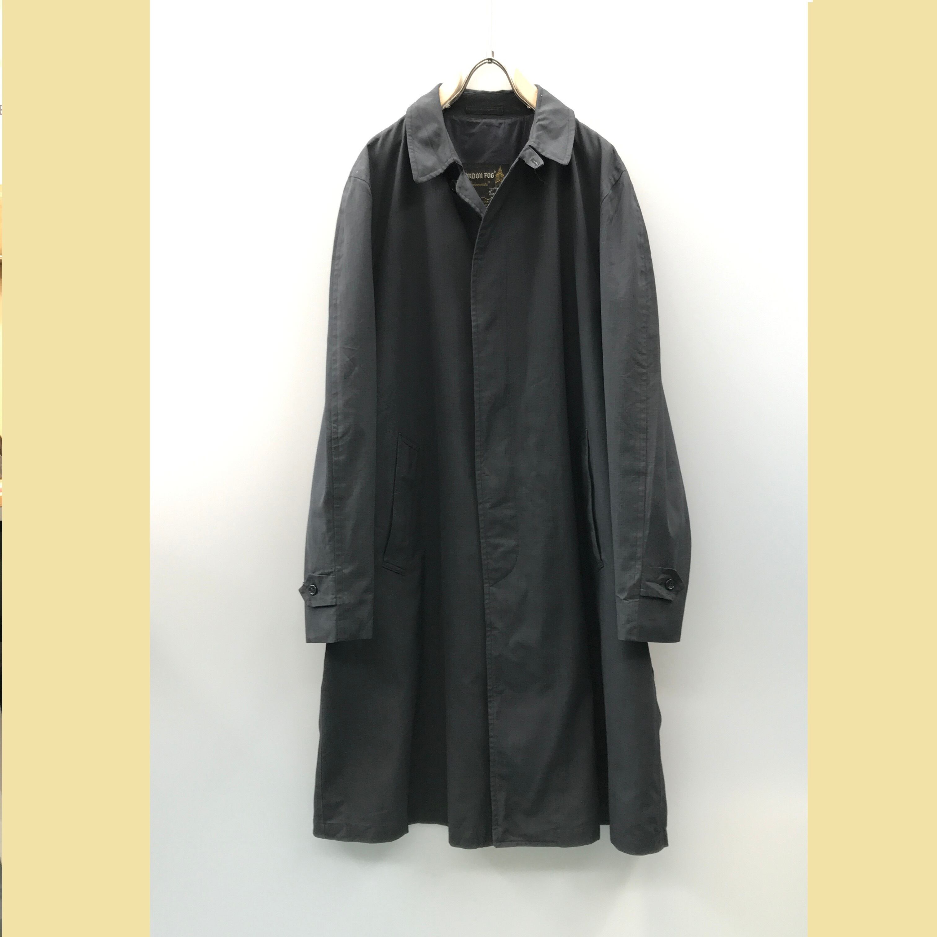 LONDON FOG グレンチェック 70年代 USA製 ステンカラーコートロンドン