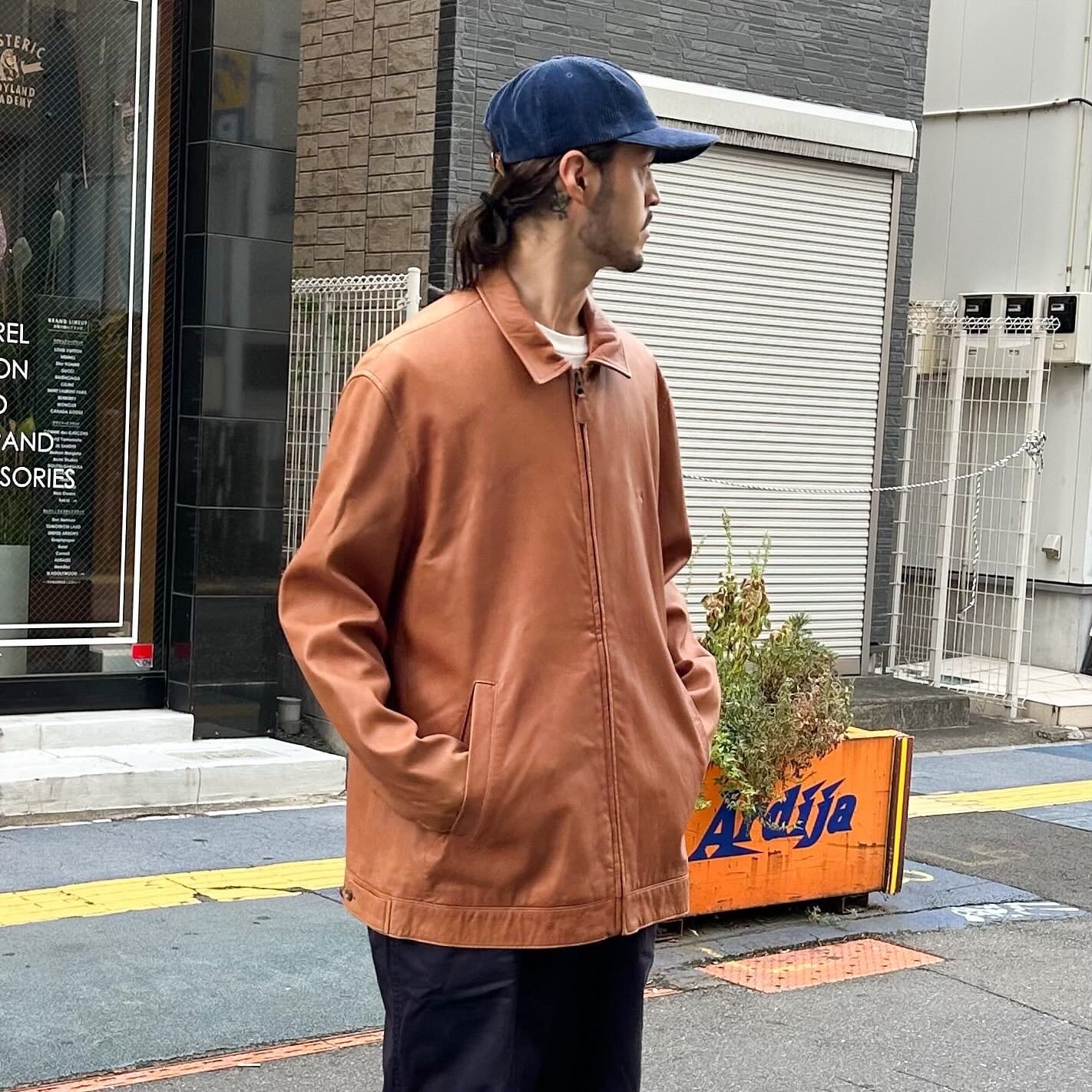90's Polo Ralph Lauren Leather Jacket L / ポロ ラルフローレン