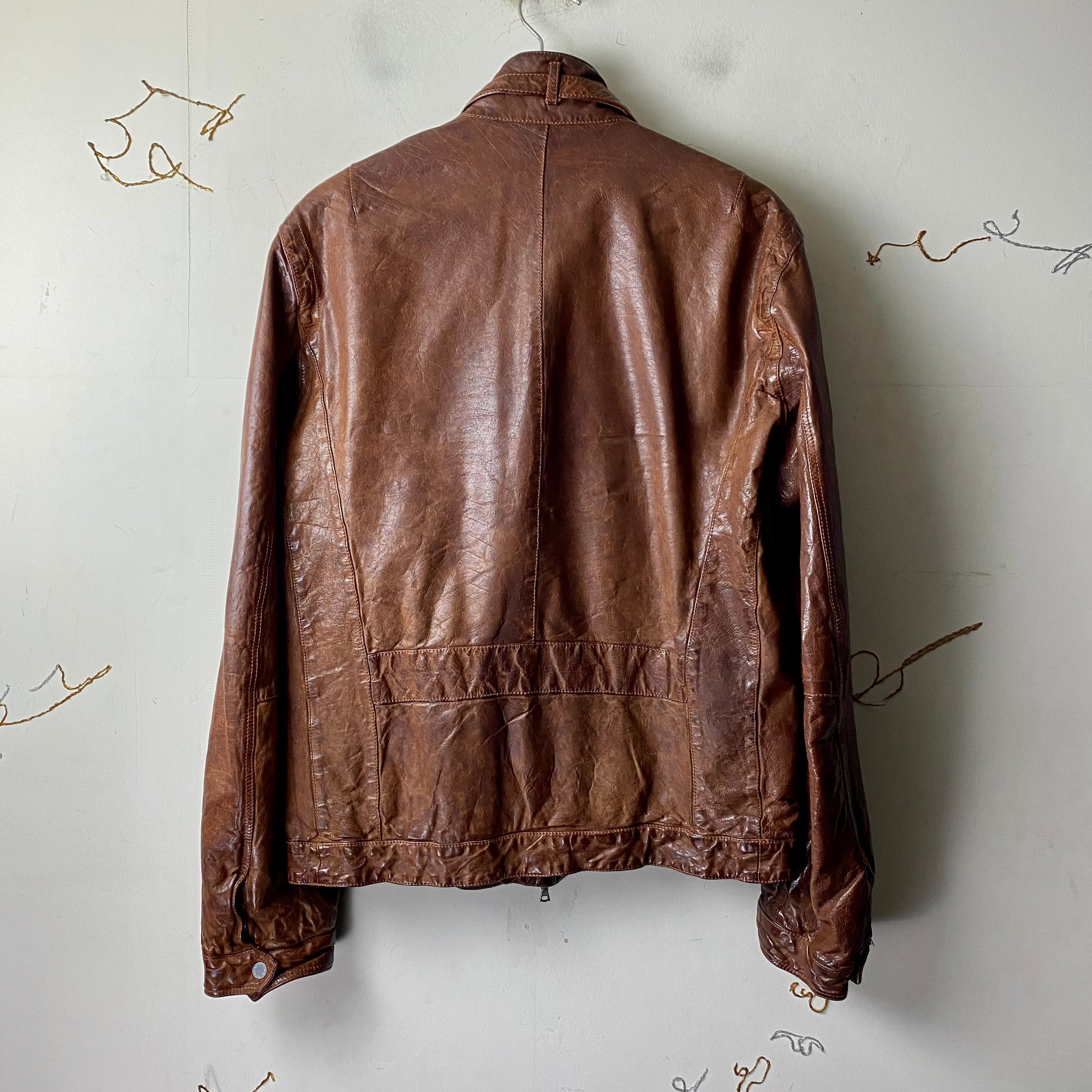 NEIL BARRETT buffalo leather blouson | NOIR ONLINE