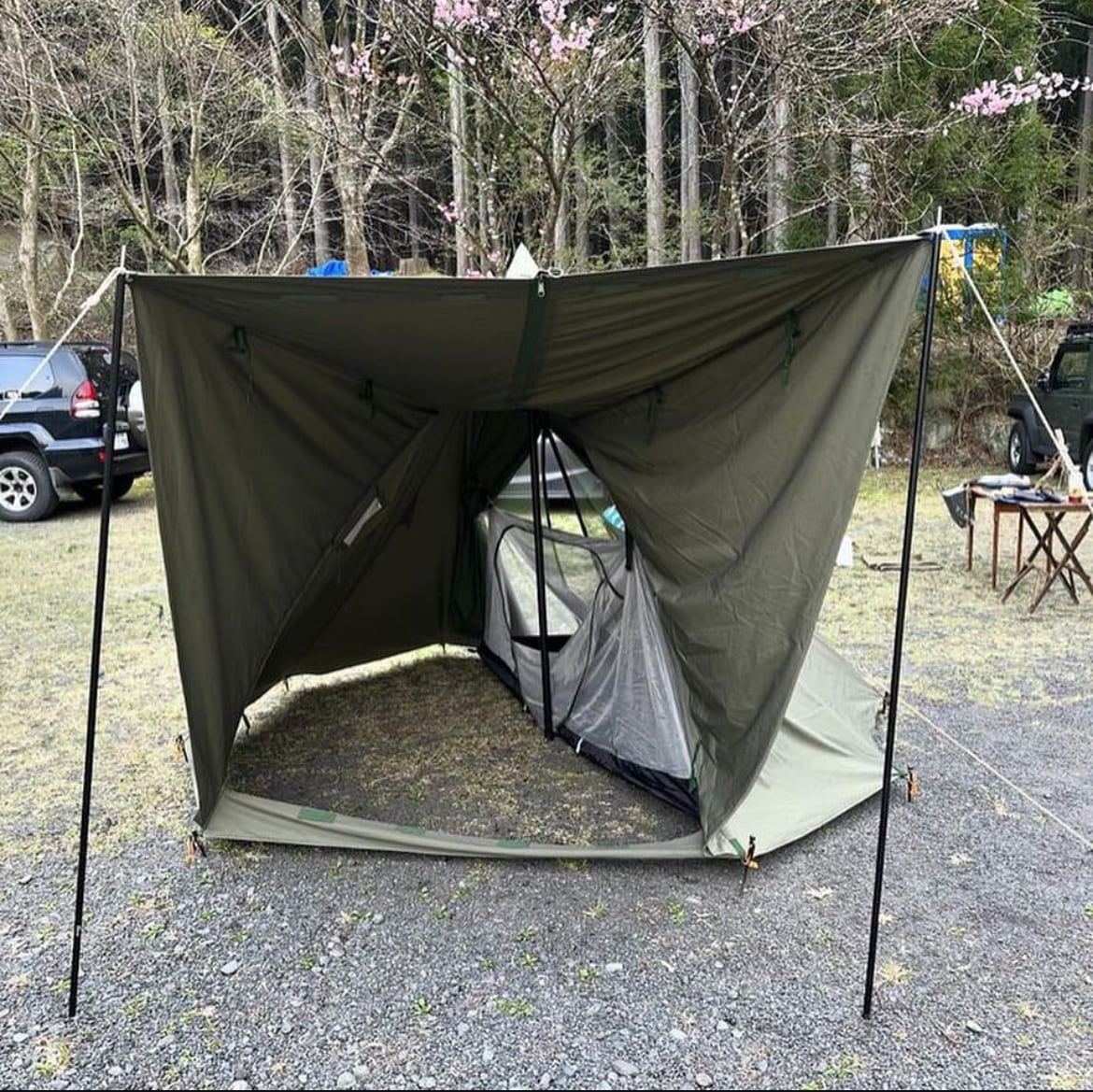 zivetalian】柱幕 軍幕 ティピーテント ワンポール | OUTDOOR BASE