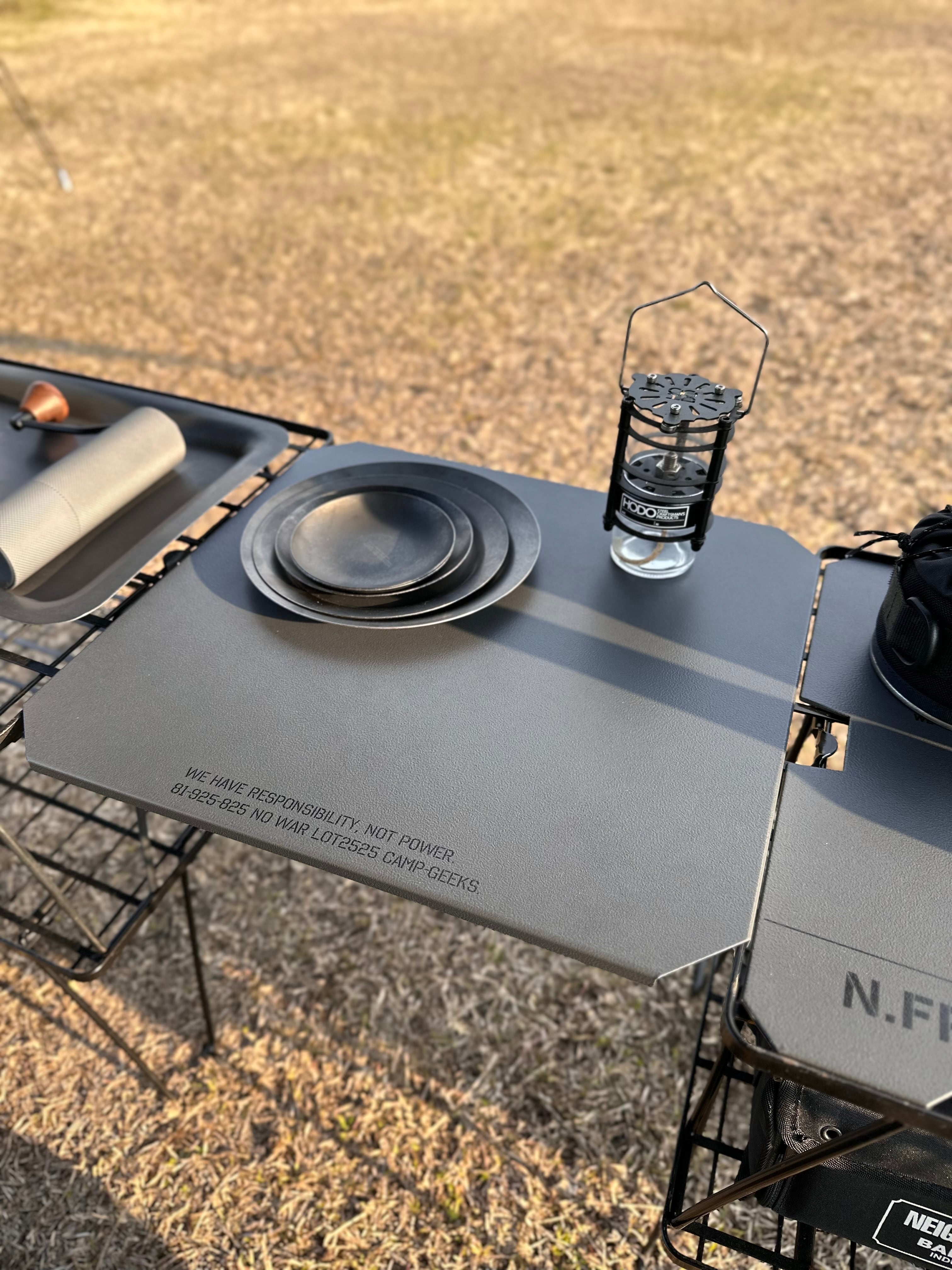 Link-top＞フィールドラック連結用天板～グレイ〜 | CAMP GEEKS